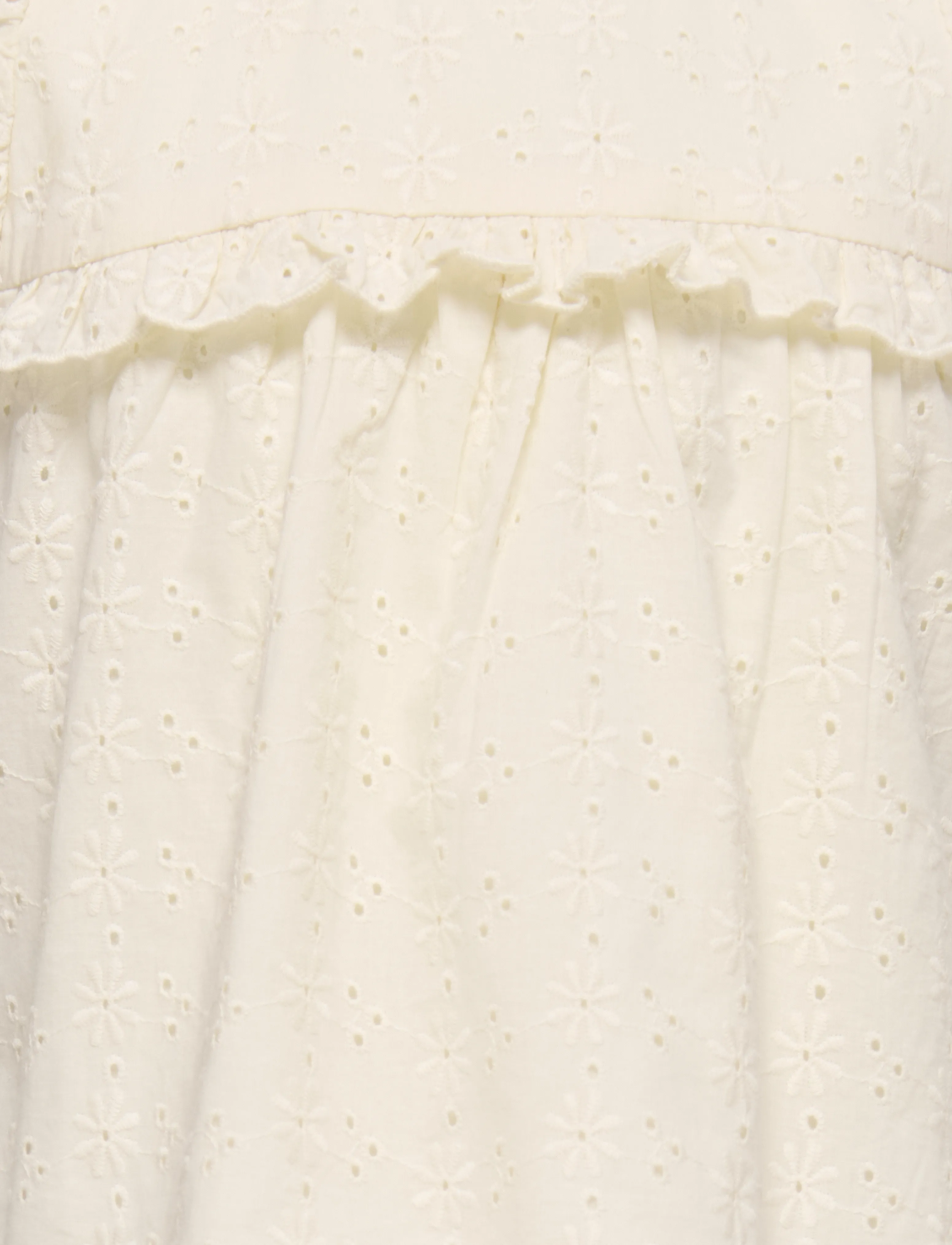 Kids Only - KMGMARGOT LIFE S/L EMBROIDERY TOP WVN - chemisiers & tuniques - tofu - 3