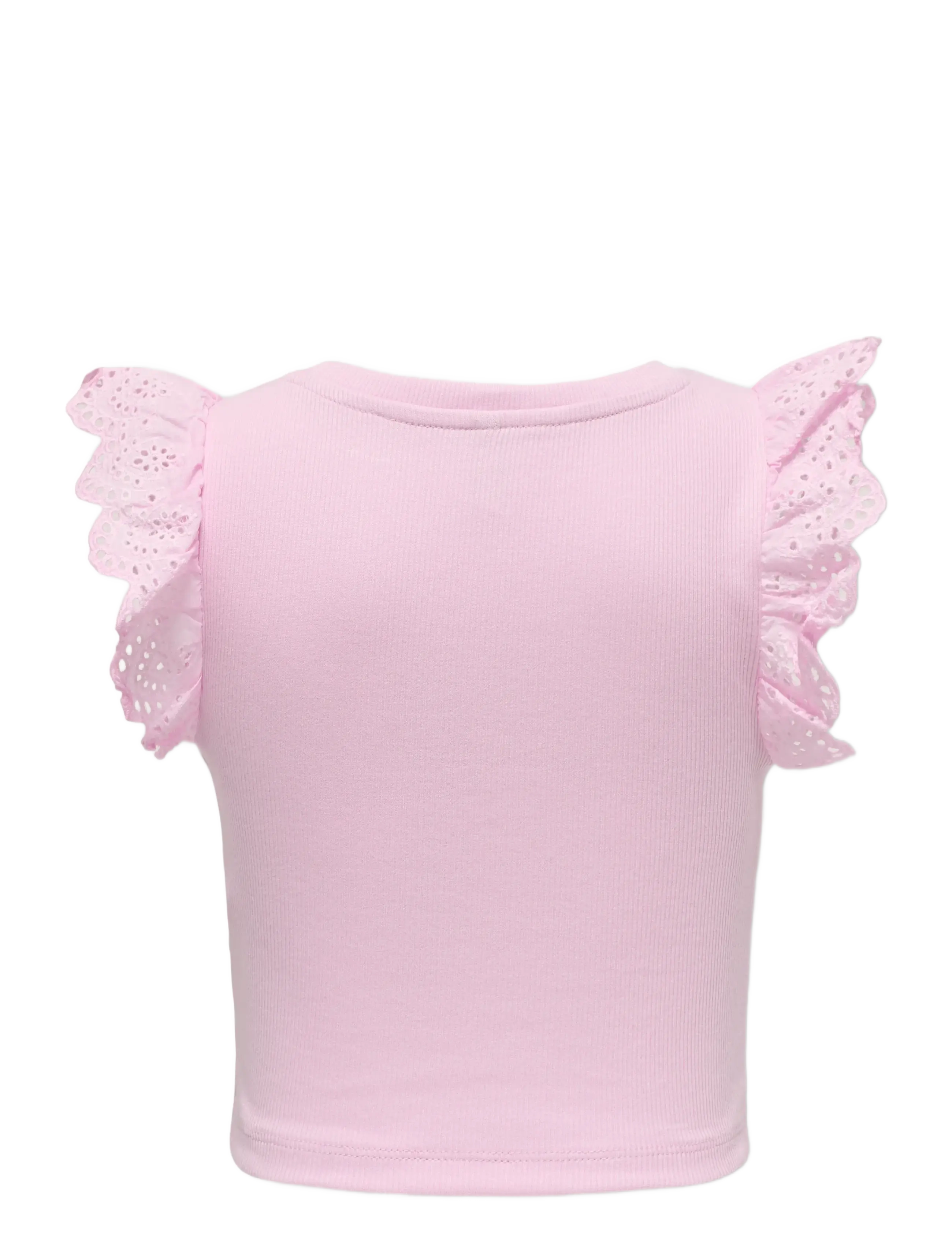 Kids Only - KMGDREA LIIFE S/L DETAIL-TOP JRS - tank tops - roseate spoonbill - 1