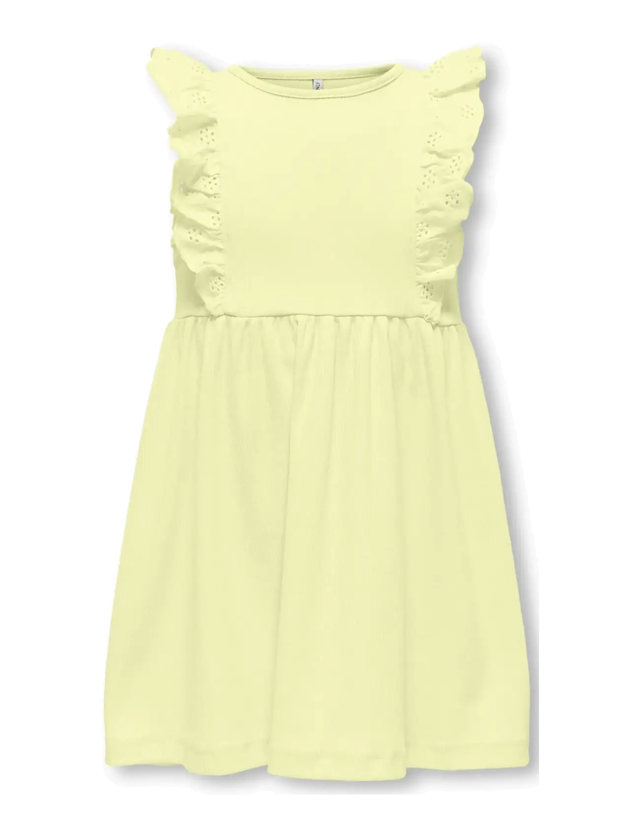 Kids Only KMGDREA S/S DETAIL DRESS JRS - Clothing - TENDER YELLOW / yellow