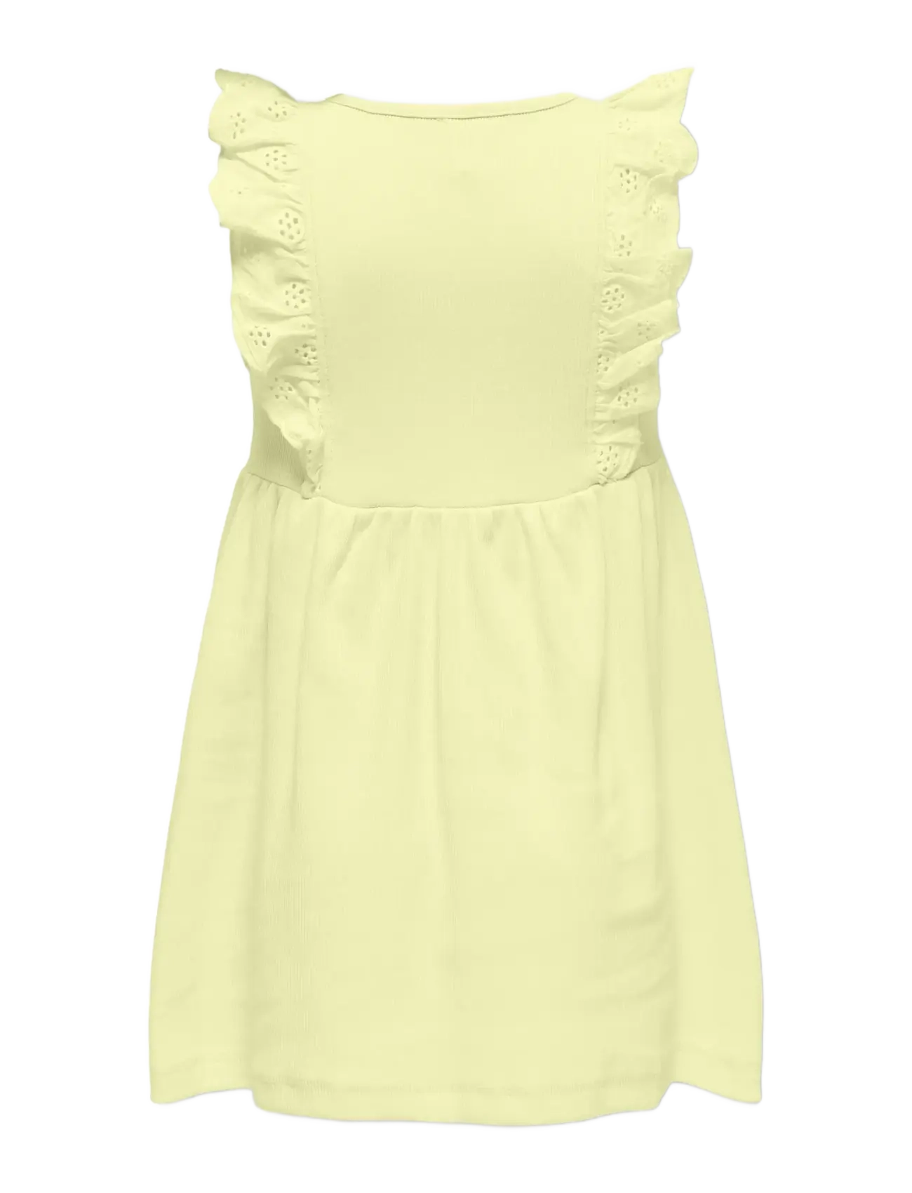 Kids Only - KMGDREA S/S DETAIL DRESS JRS - robes décontractées sans manches - tender yellow - 1