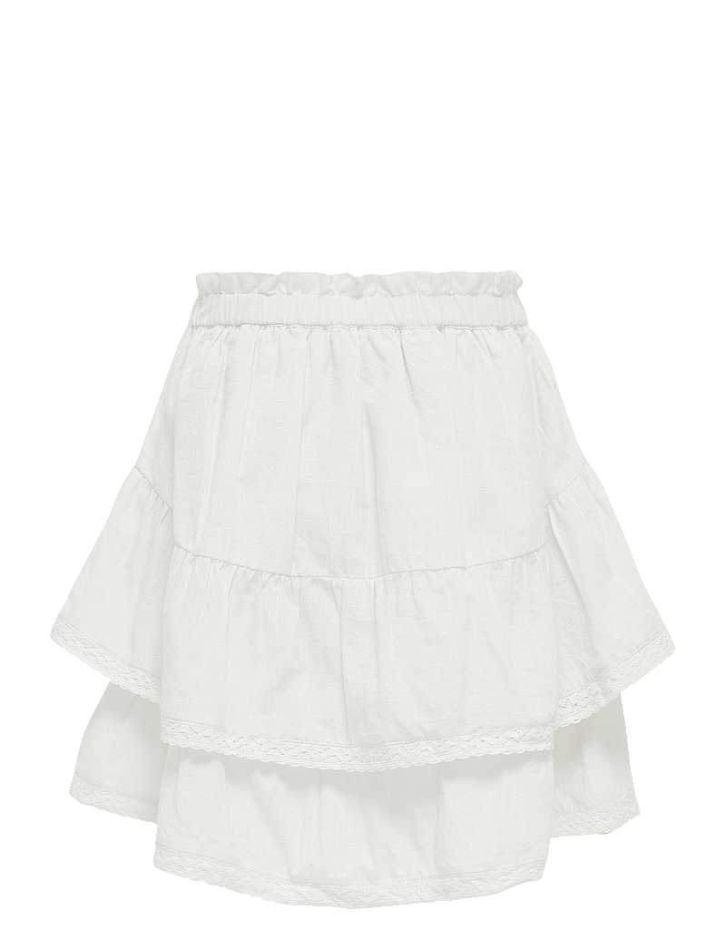 Kids Only - KOGESTHER LADDER TAPE SKIRT WVN - miniseelikud - cloud dancer - 1