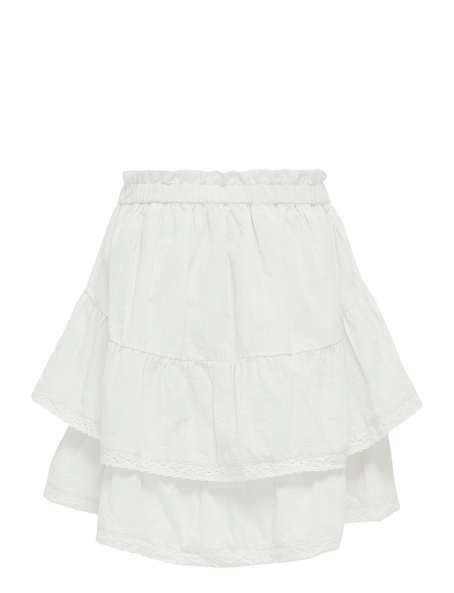 Kids Only - KOGESTHER LADDER TAPE SKIRT WVN - jupes courtes - cloud dancer - 1