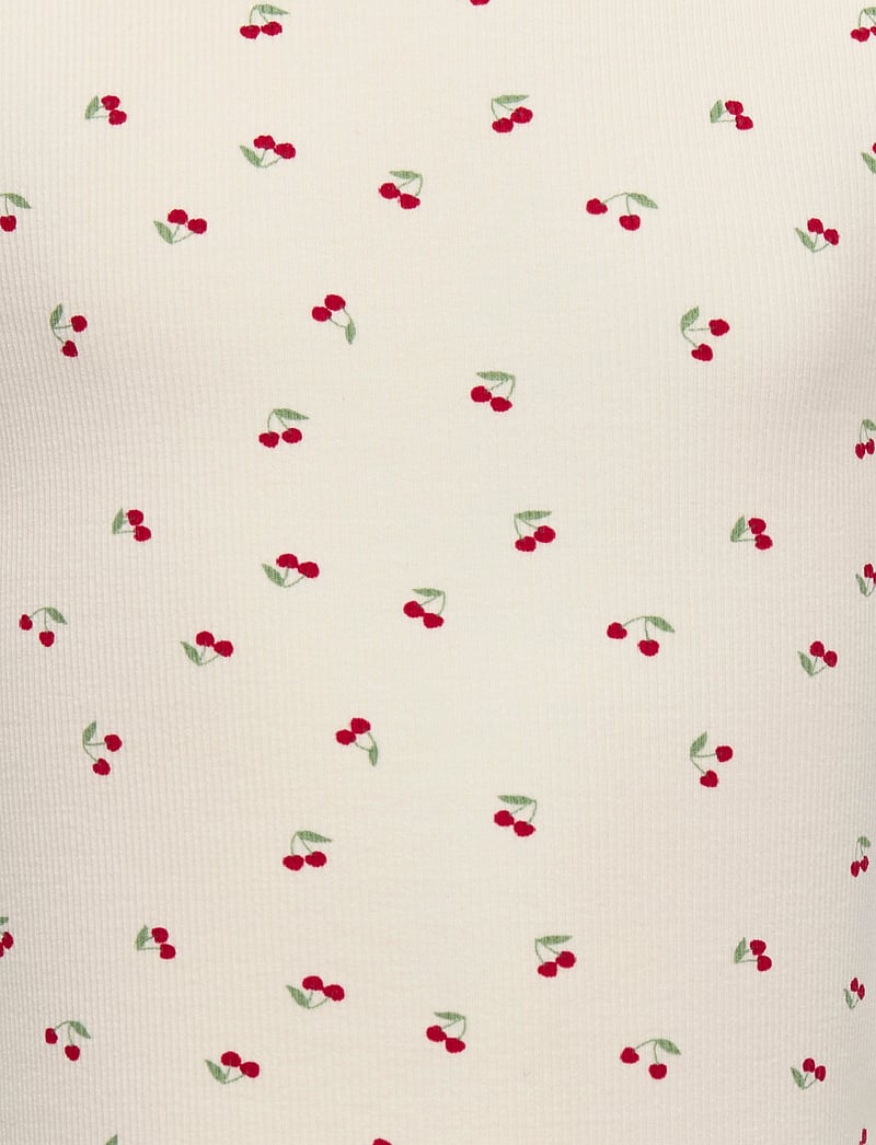 Kids Only - KMGTRINNY LIFE SS O-NECK AOP TOP JRS - lühikeste varrukatega t-särgid - tofu - 2