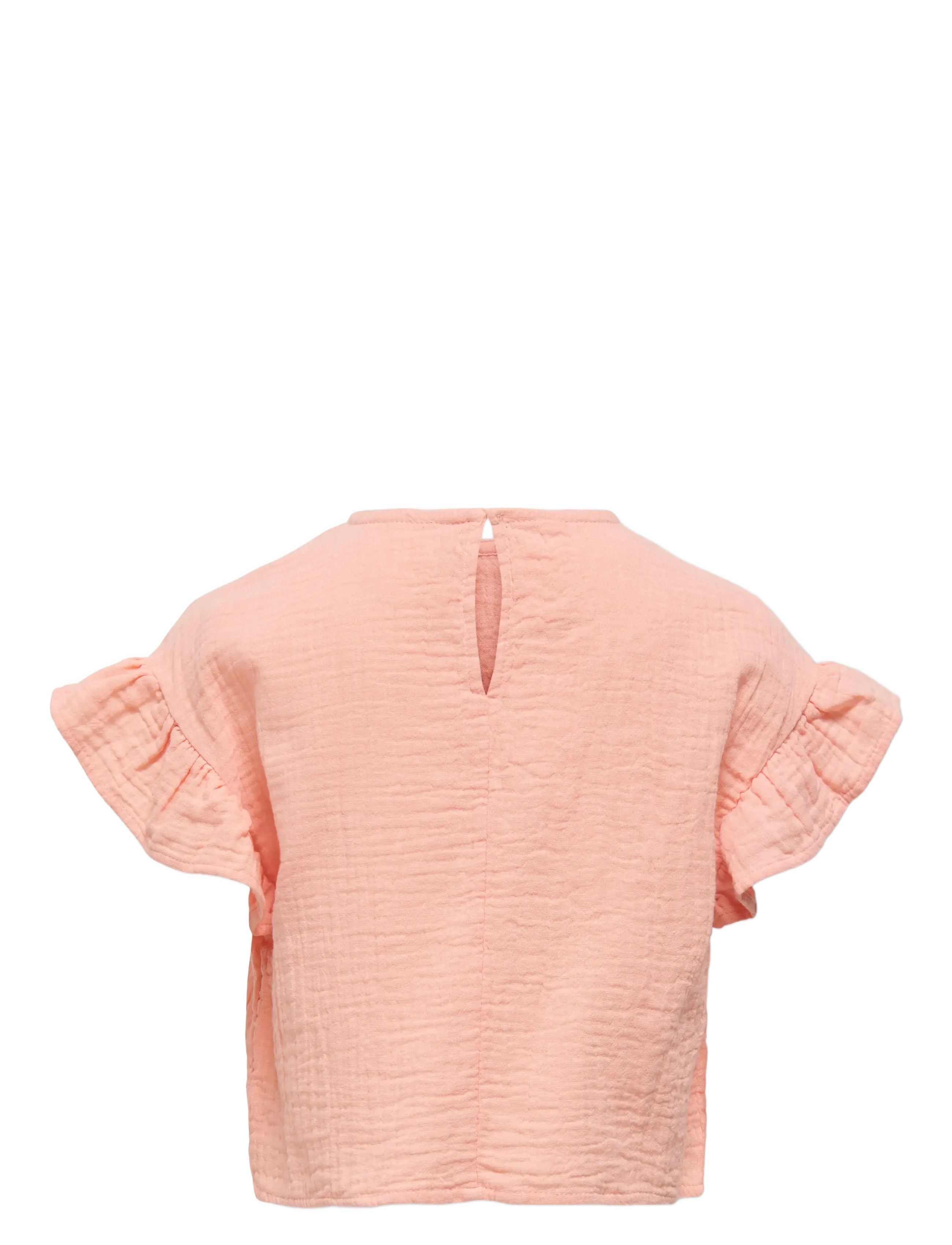 Kids Only - KOGTHYRA LIFE S/S CAPSLEEVE TOP WVN - bluser & tunikaer - salmon - 1