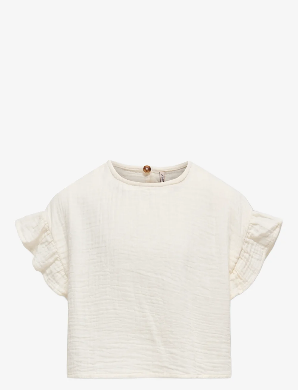 Kids Only - KOGTHYRA LIFE S/S CAPSLEEVE TOP WVN - blusen & tuniken - tofu - 1