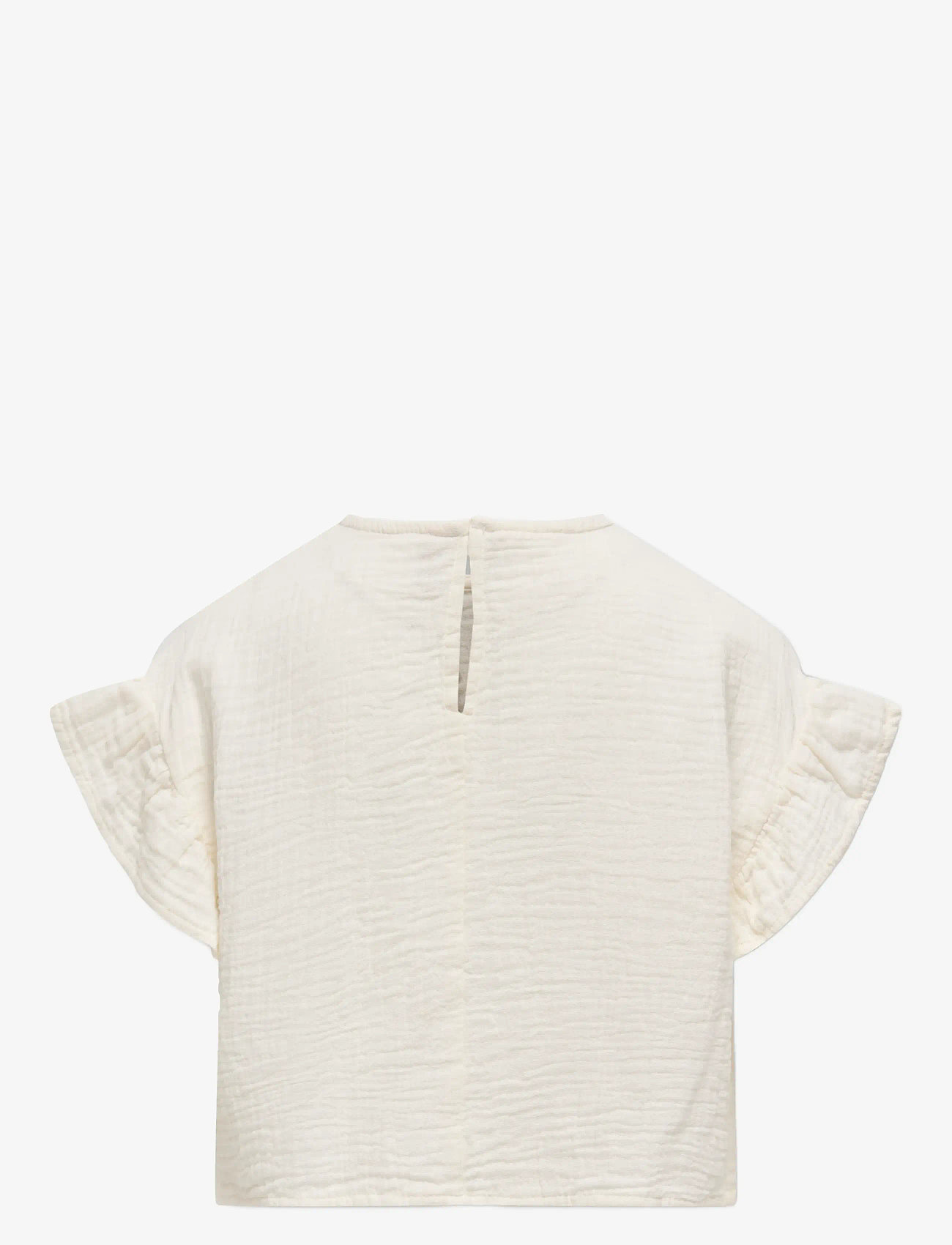 Kids Only - KOGTHYRA LIFE S/S CAPSLEEVE TOP WVN - pluusid ja tuunikad - tofu - 2