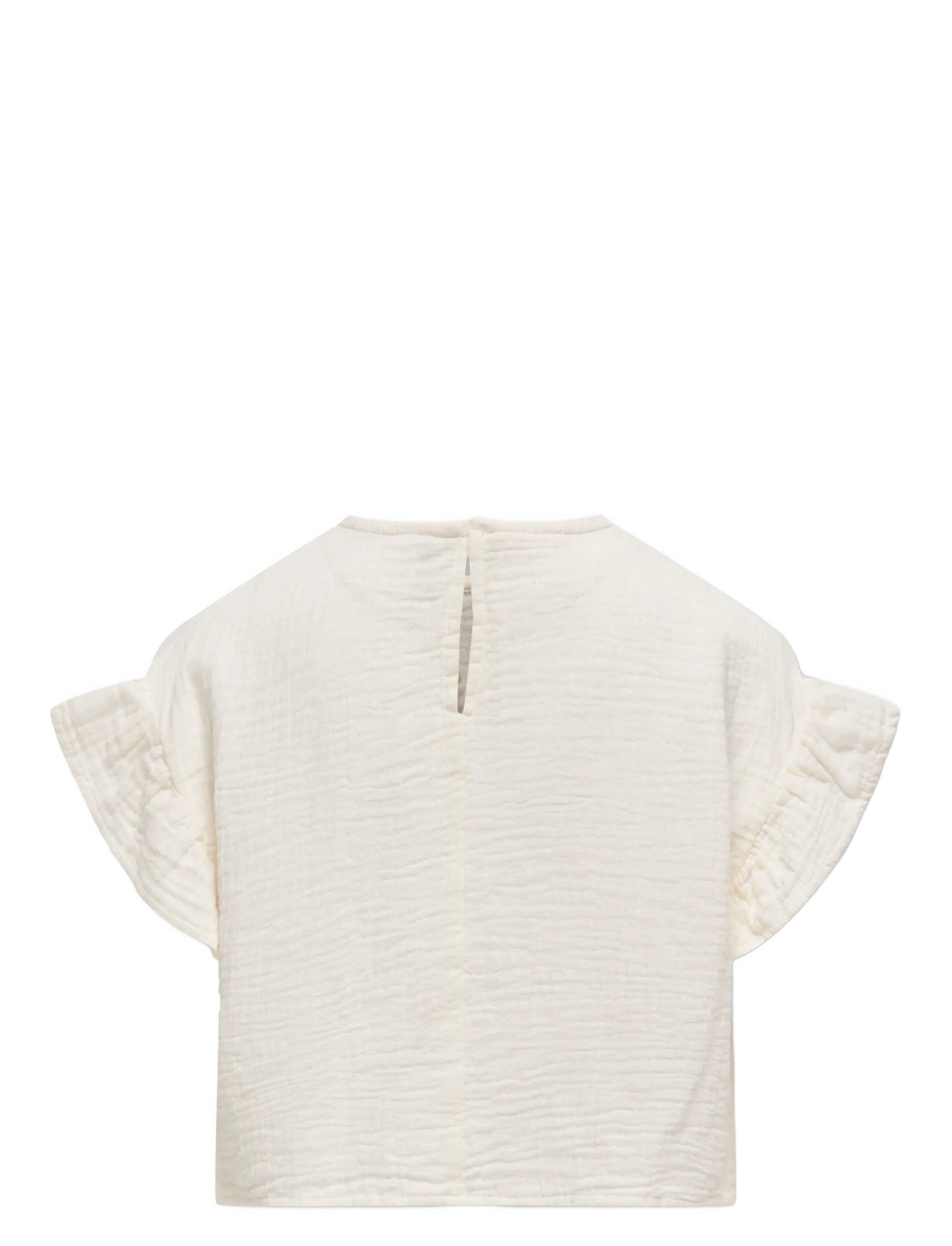 Kids Only - KOGTHYRA LIFE S/S CAPSLEEVE TOP WVN - blússur og kyrtlar - tofu - 2