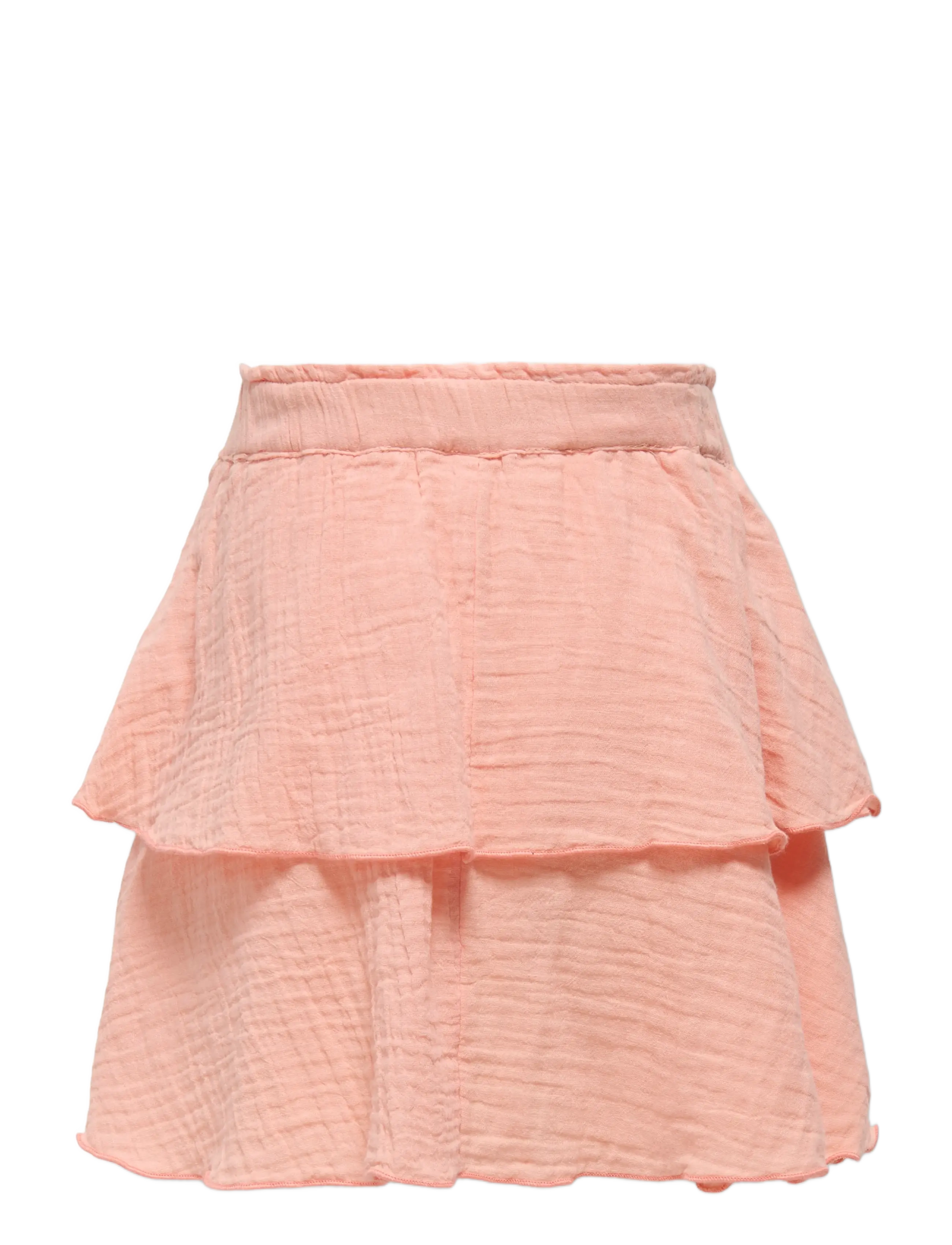 Kids Only - KOGTHYRA LIFE LAYERED SKIRT WVN - nederdele - salmon - 2
