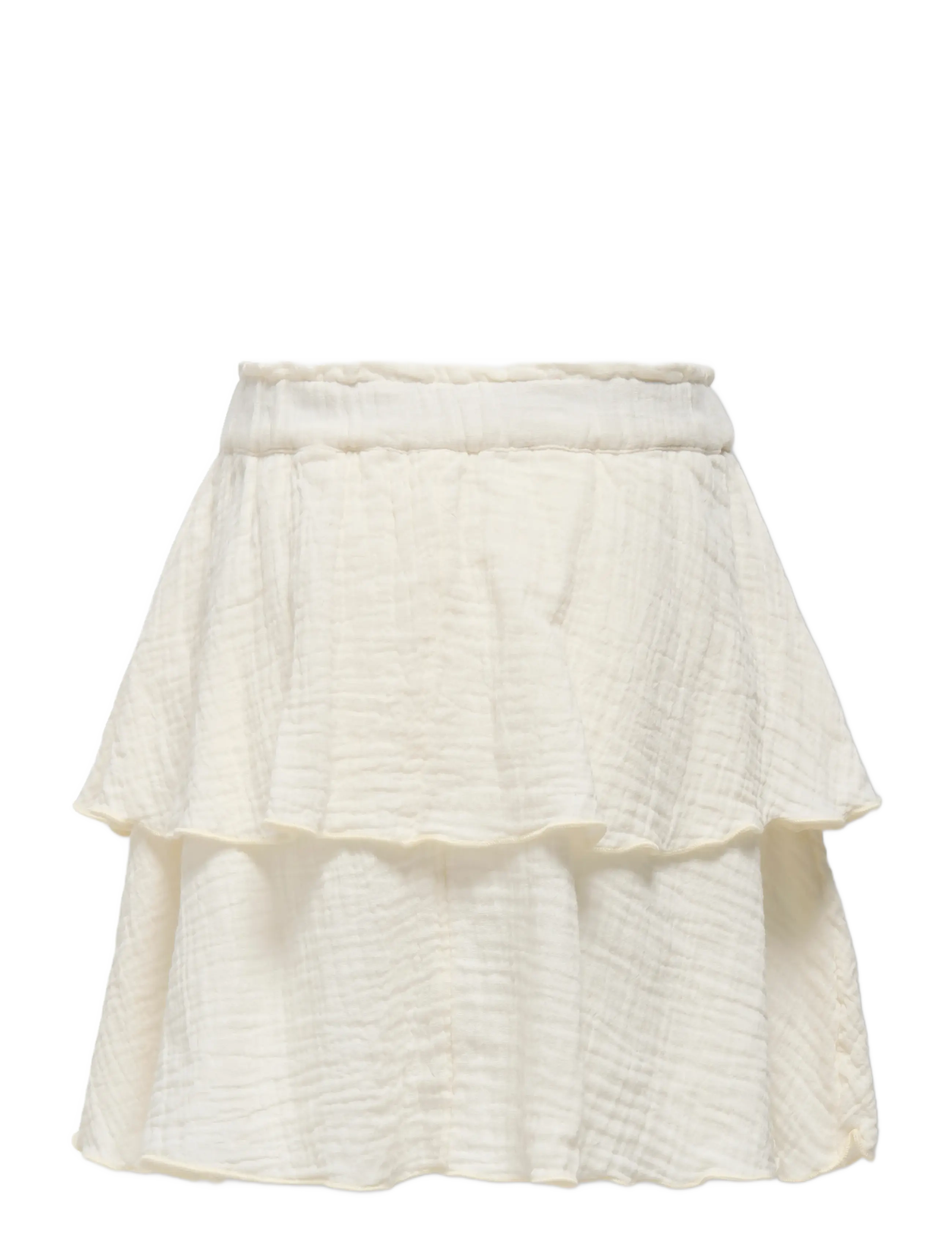 Kids Only - KOGTHYRA LIFE LAYERED SKIRT WVN - korte nederdele - tofu - 2