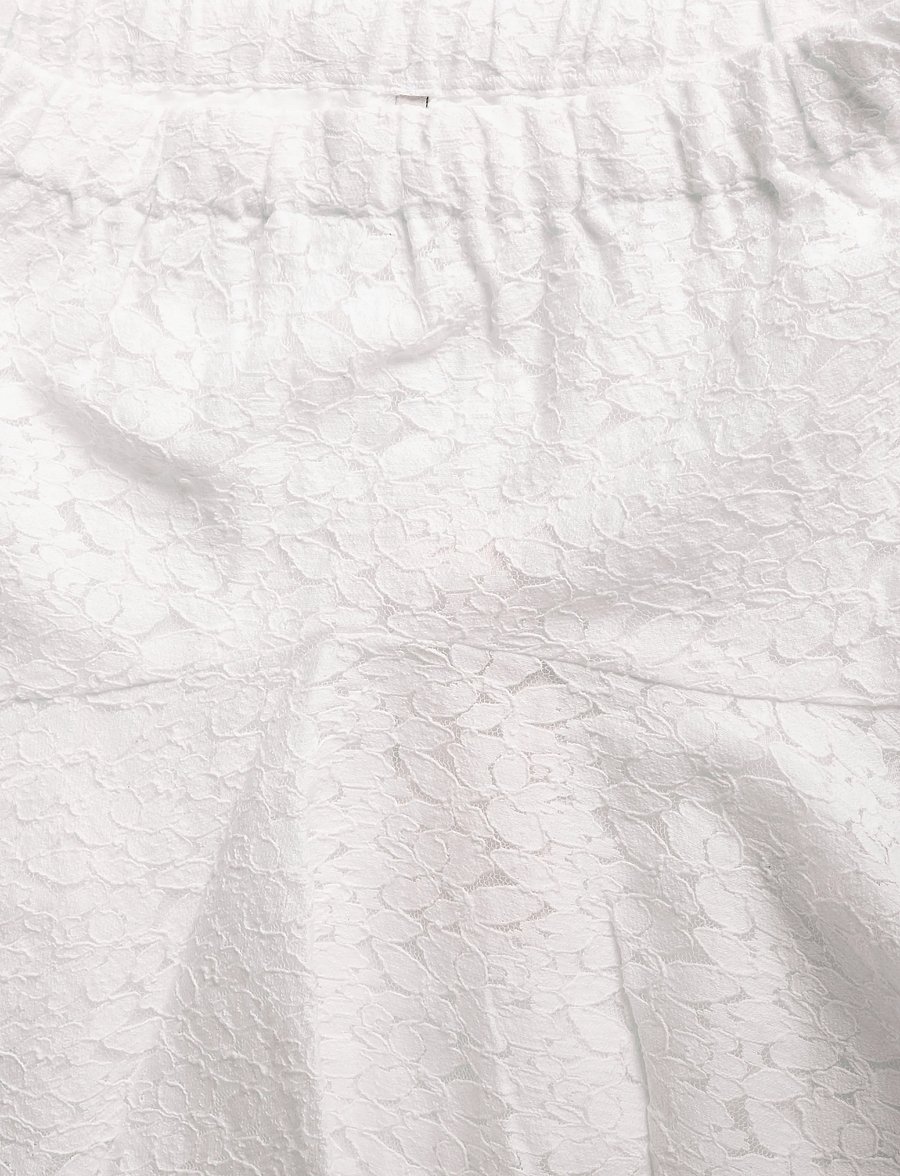 Kids Only - KOGJULIA LACE SKIRT WVN - korte nederdele - cloud dancer - 2