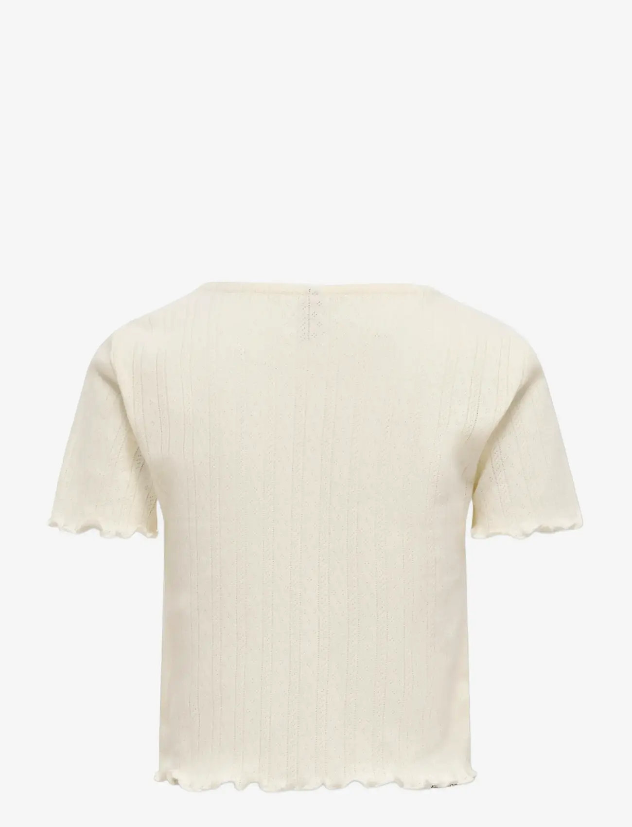 Kids Only - KOGCARLOTTA LIFE S/S TOP JRS NOOS - kurzärmelige - cloud dancer - 2