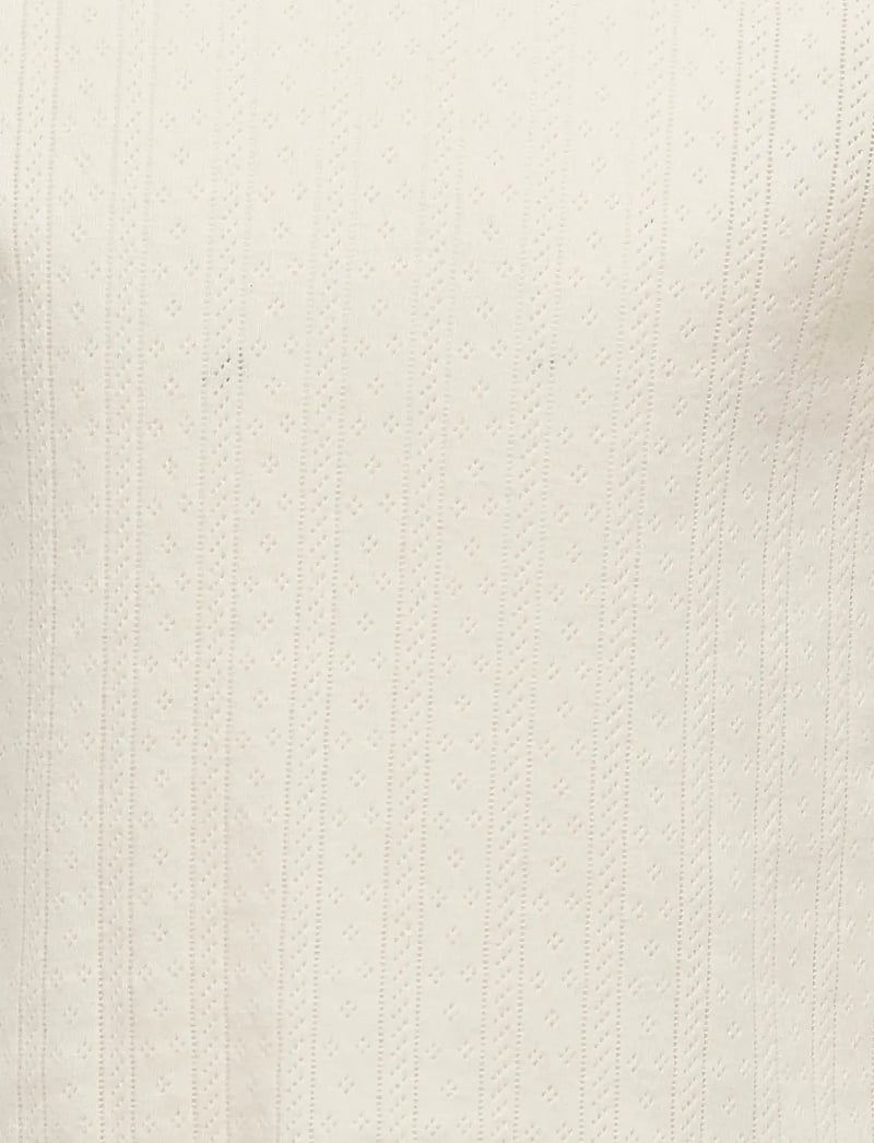 Kids Only - KOGCARLOTTA LIFE S/S TOP JRS NOOS - kurzärmelige - cloud dancer - 4