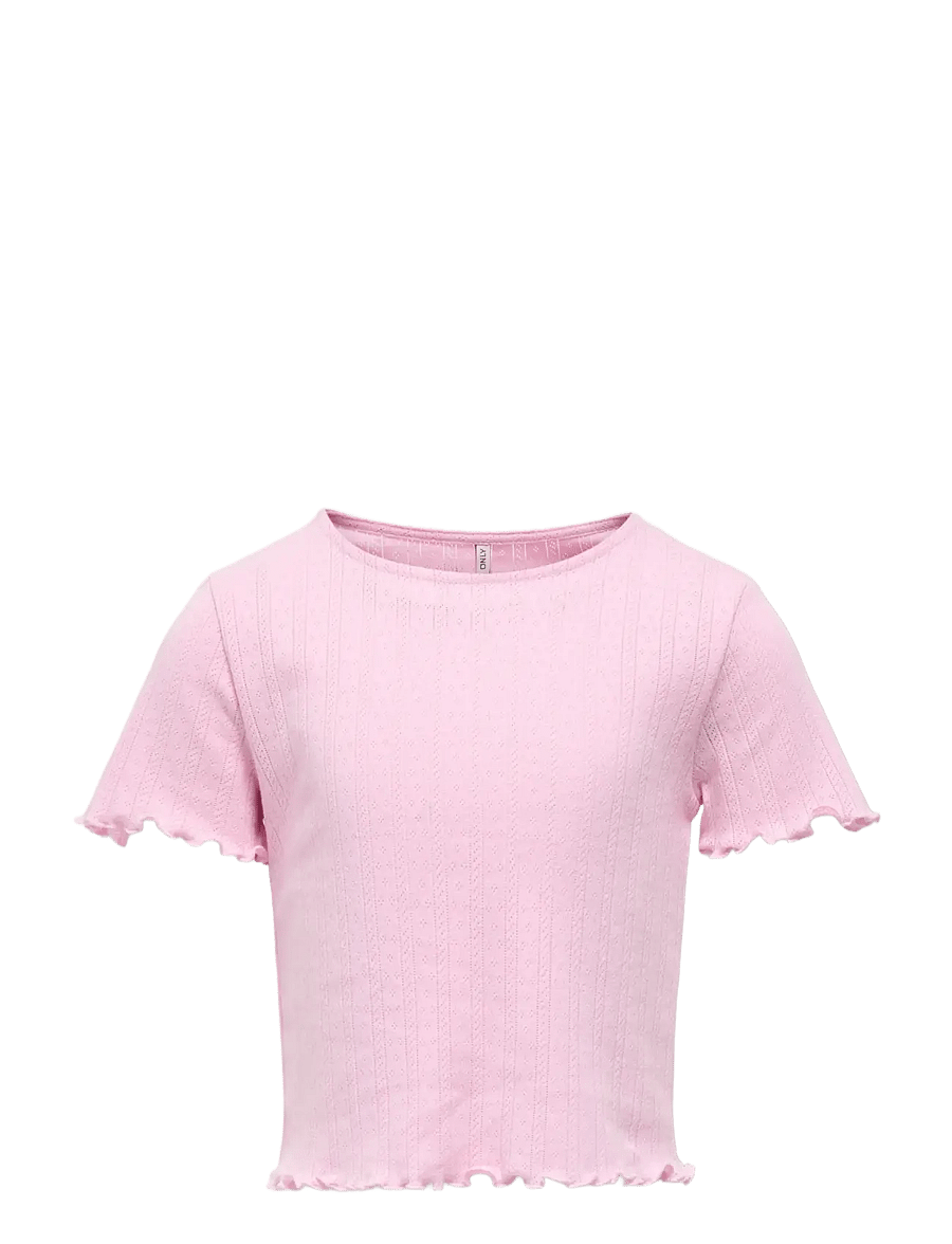 Kids Only - KOGCARLOTTA LIFE S/S TOP JRS NOOS - kortærmede t-shirts - roseate spoonbill - 1