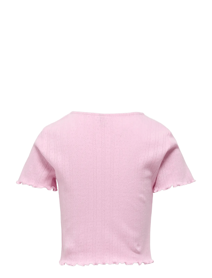 Kids Only - KOGCARLOTTA LIFE S/S TOP JRS NOOS - kortærmede t-shirts - roseate spoonbill - 2