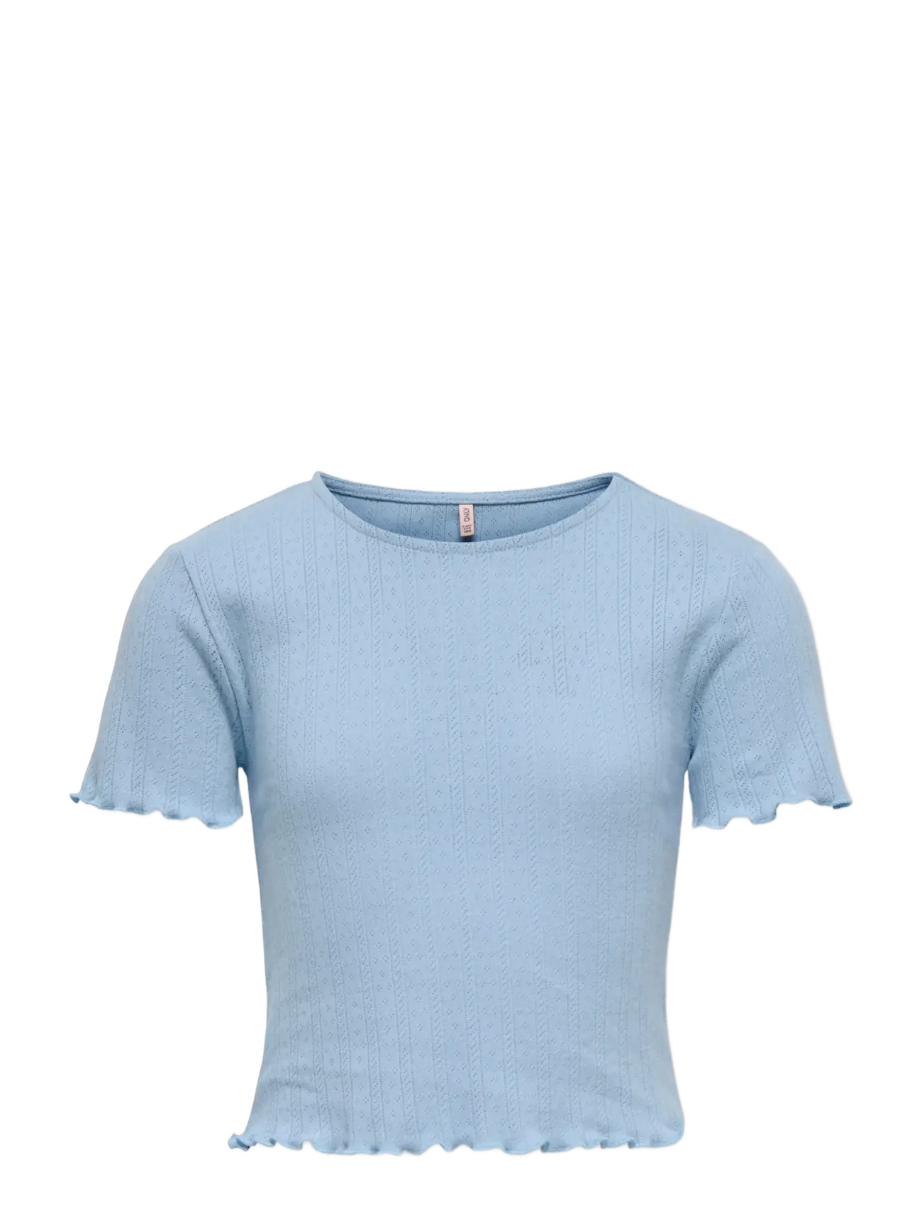 Kids Only KOGCARLOTTA LIFE S/S TOP JRS NOOS - T-shirts - SOFT CHAMBRAY / blue