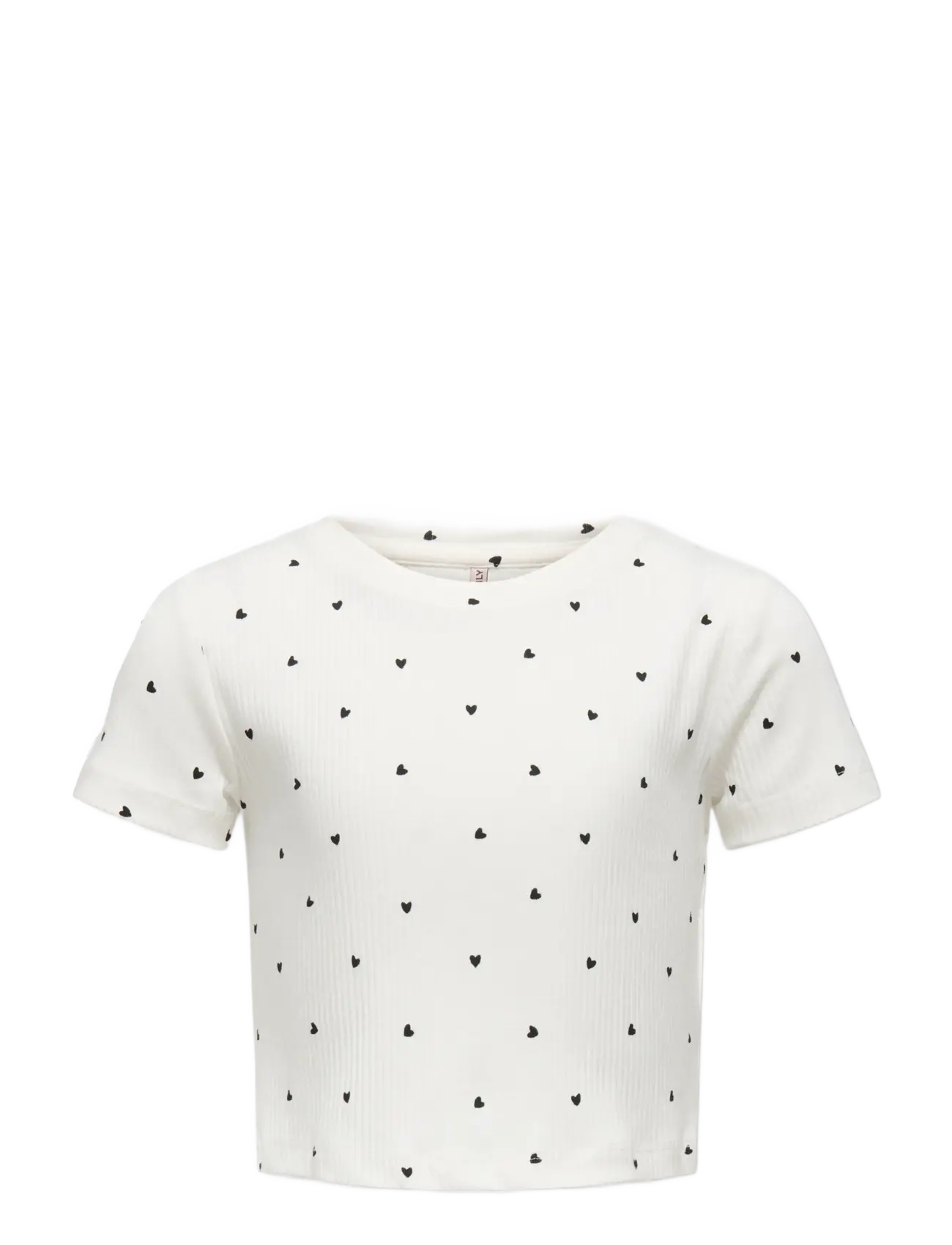 Kids Only KOGBELLA LIFE SHORT AOP S/S TOP JRS NOOS - Toppar & T-shirts - CLOUD DANCER / cream