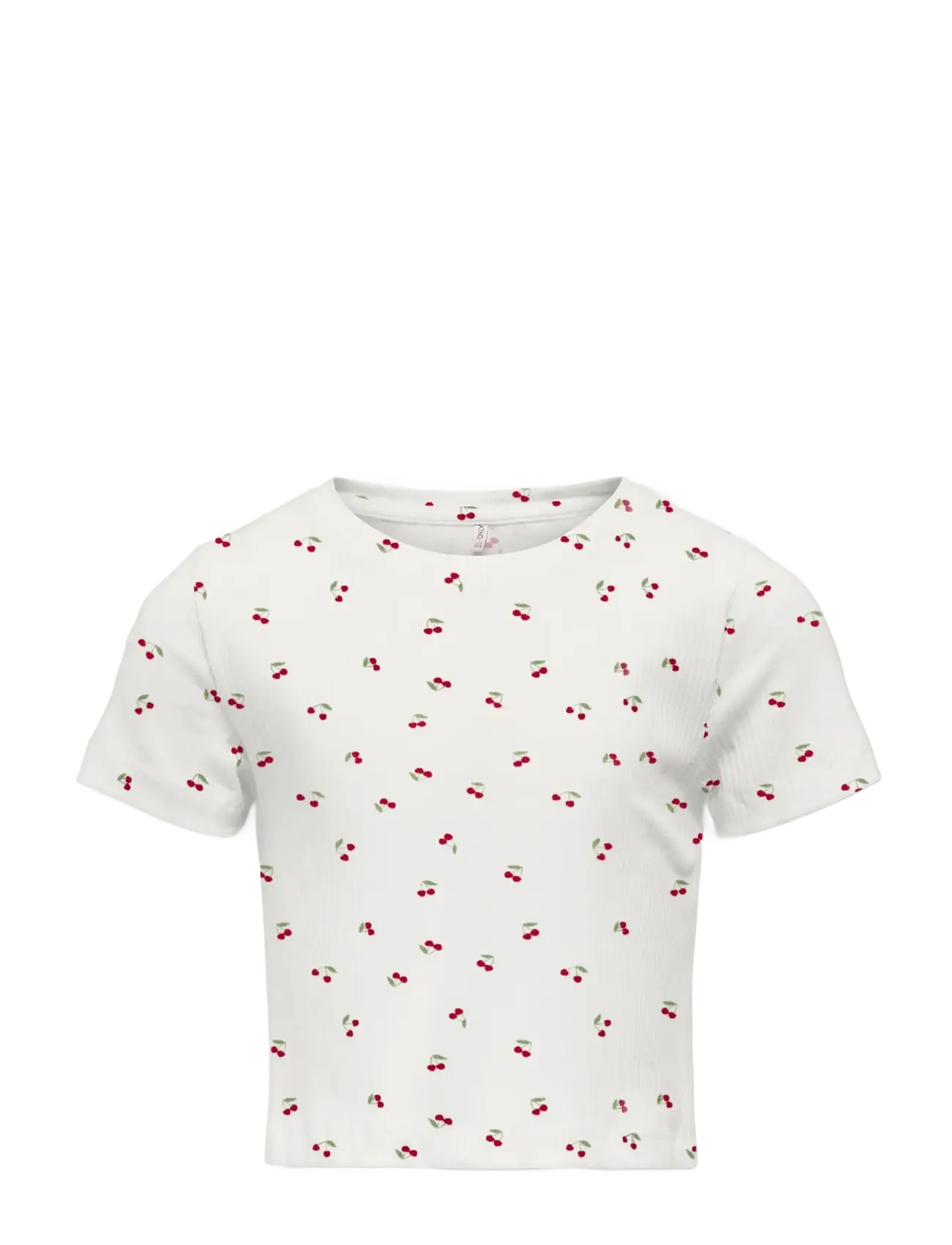 Kids Only KOGBELLA LIFE SHORT AOP S/S TOP JRS NOOS - Toppar & T-shirts - CLOUD DANCER / white