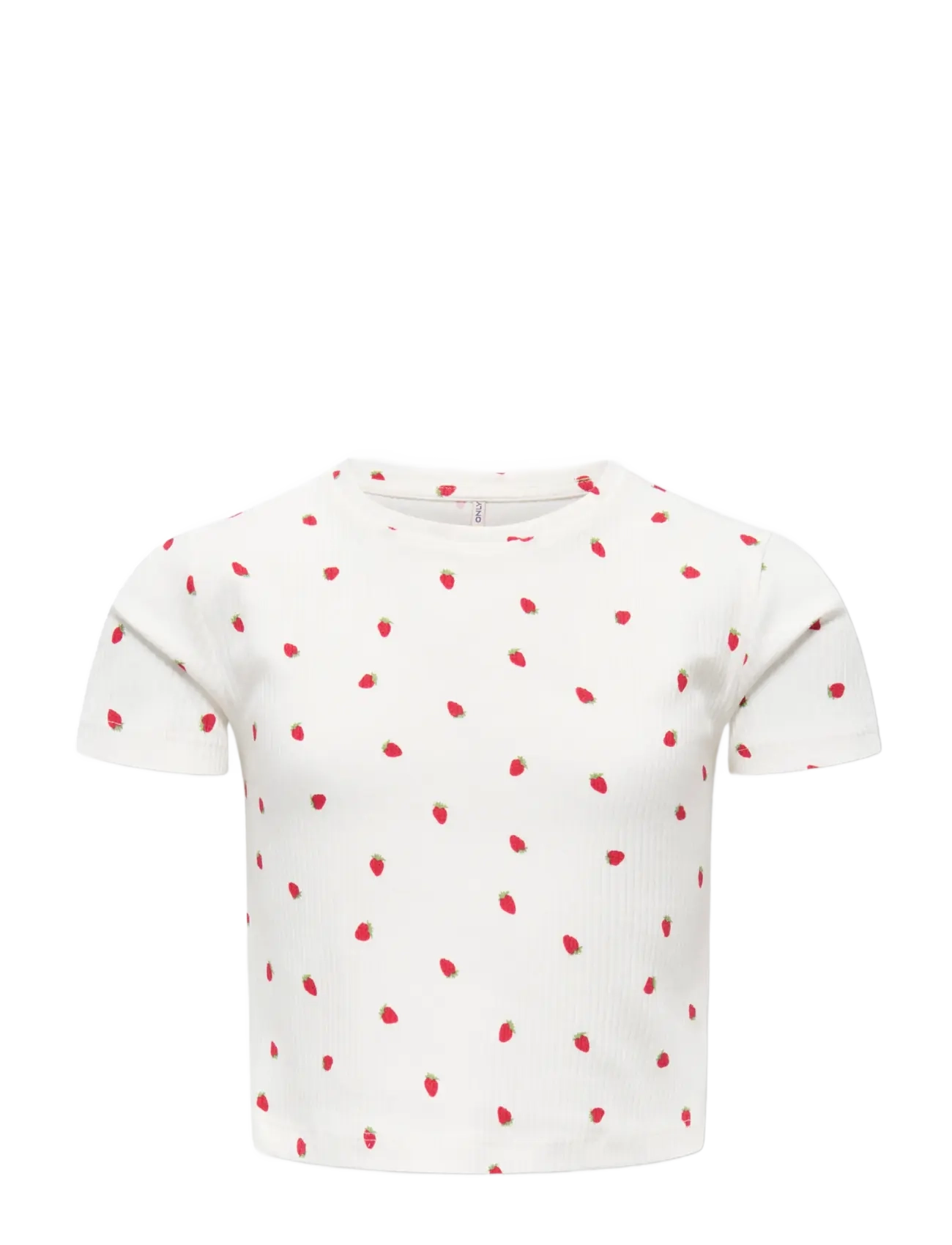 Kids Only KOGBELLA LIFE SHORT AOP S/S TOP JRS NOOS - Toppar & T-shirts - CLOUD DANCER / white