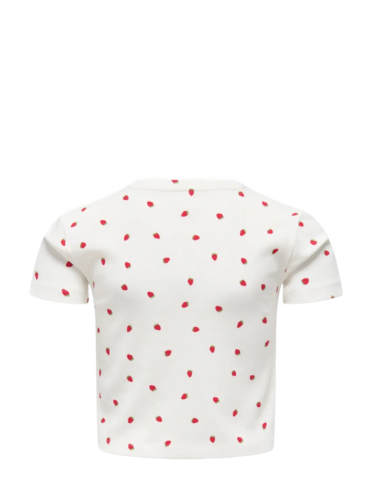 Kids Only - KOGBELLA LIFE SHORT AOP S/S TOP JRS NOOS - kortærmede t-shirts - cloud dancer - 2