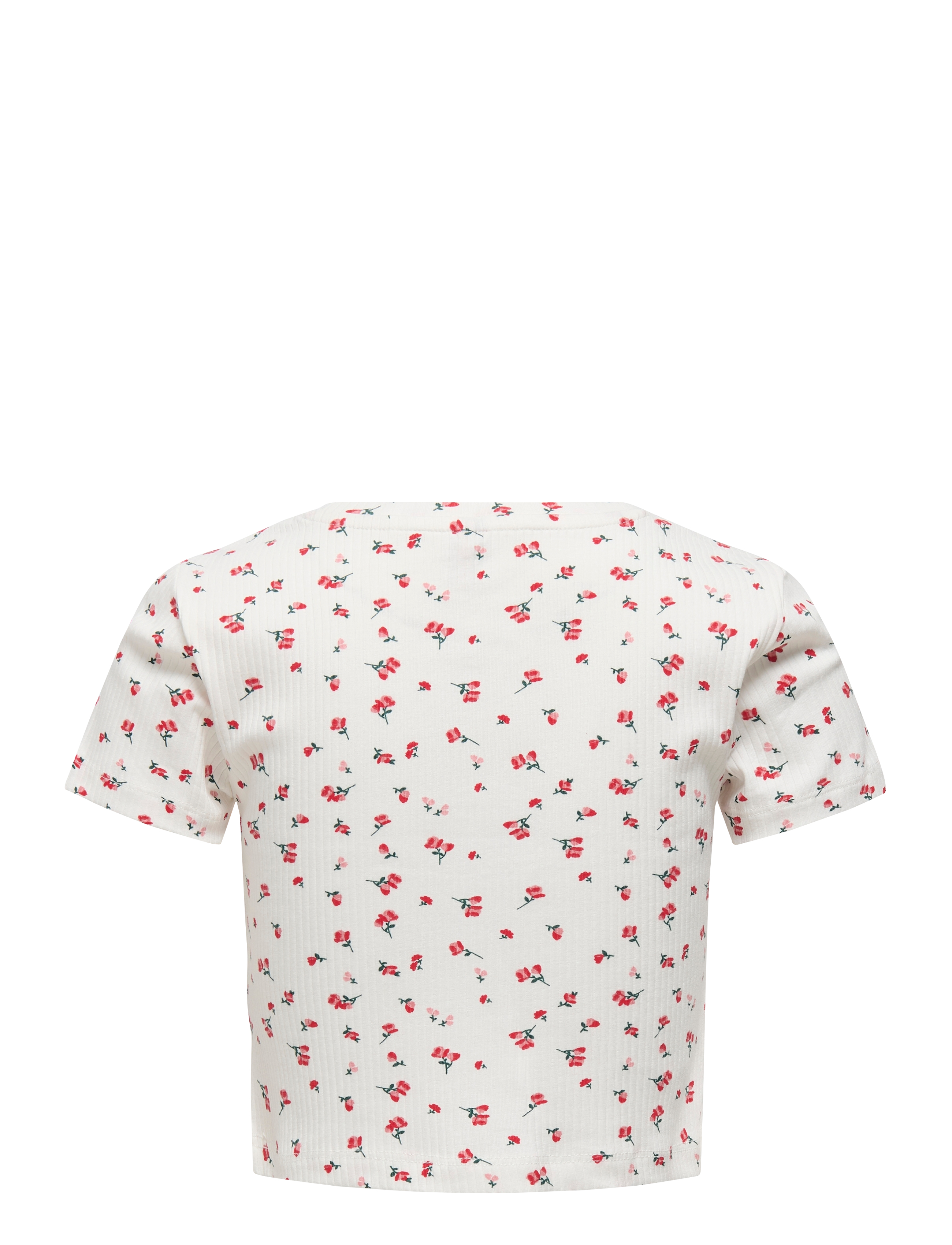 Kids Only - KOGBELLA LIFE SHORT AOP S/S TOP JRS NOOS - kurzärmelige - high risk red - 2