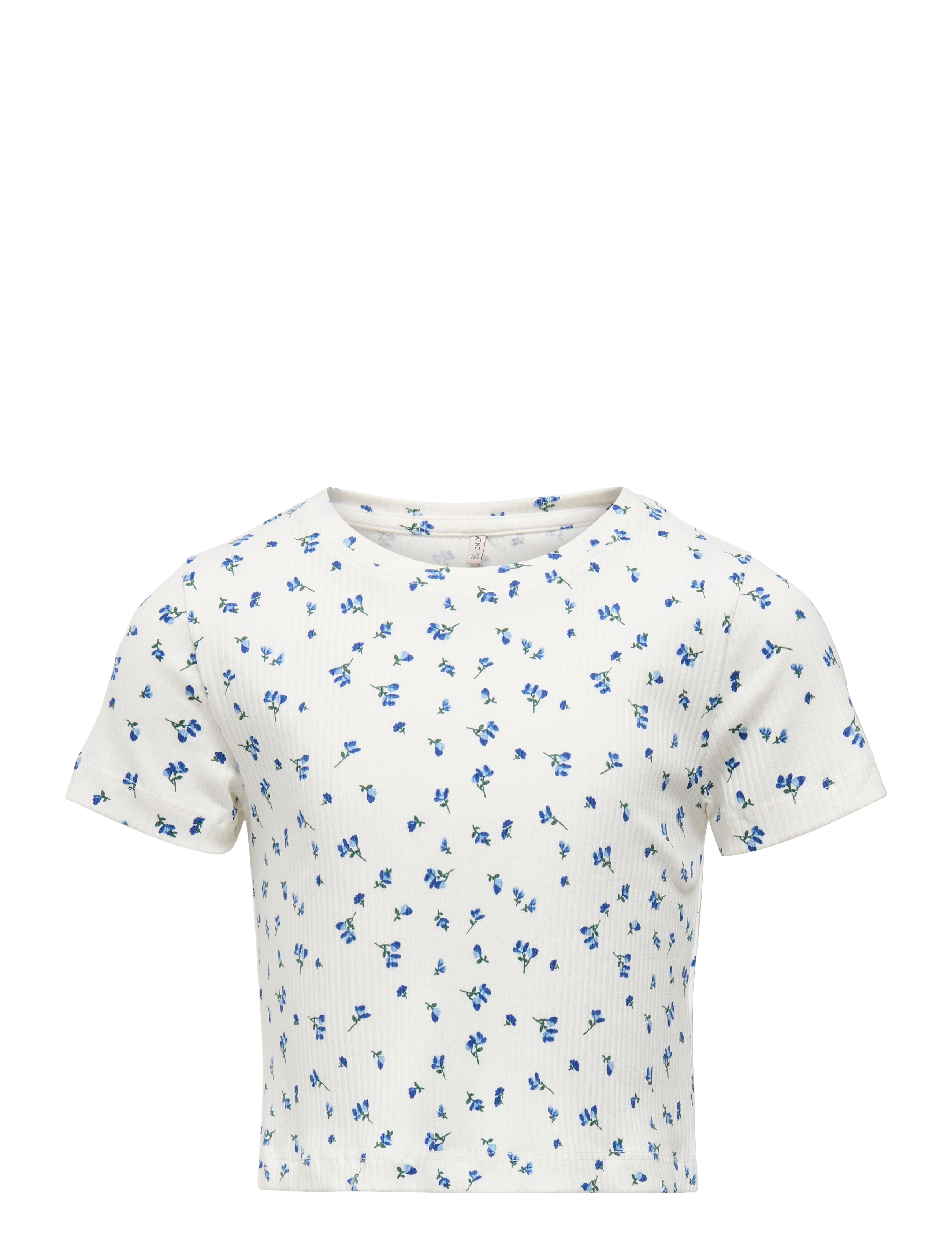 Kids Only KOGBELLA LIFE SHORT AOP S/S TOP JRS NOOS - Toppe og t-shirts - MAZARINE BLUE / white