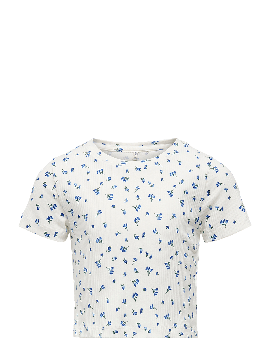 Kids Only - KOGBELLA LIFE SHORT AOP S/S TOP JRS NOOS - marškinėliai trumpomis rankovėmis - mazarine blue - 1