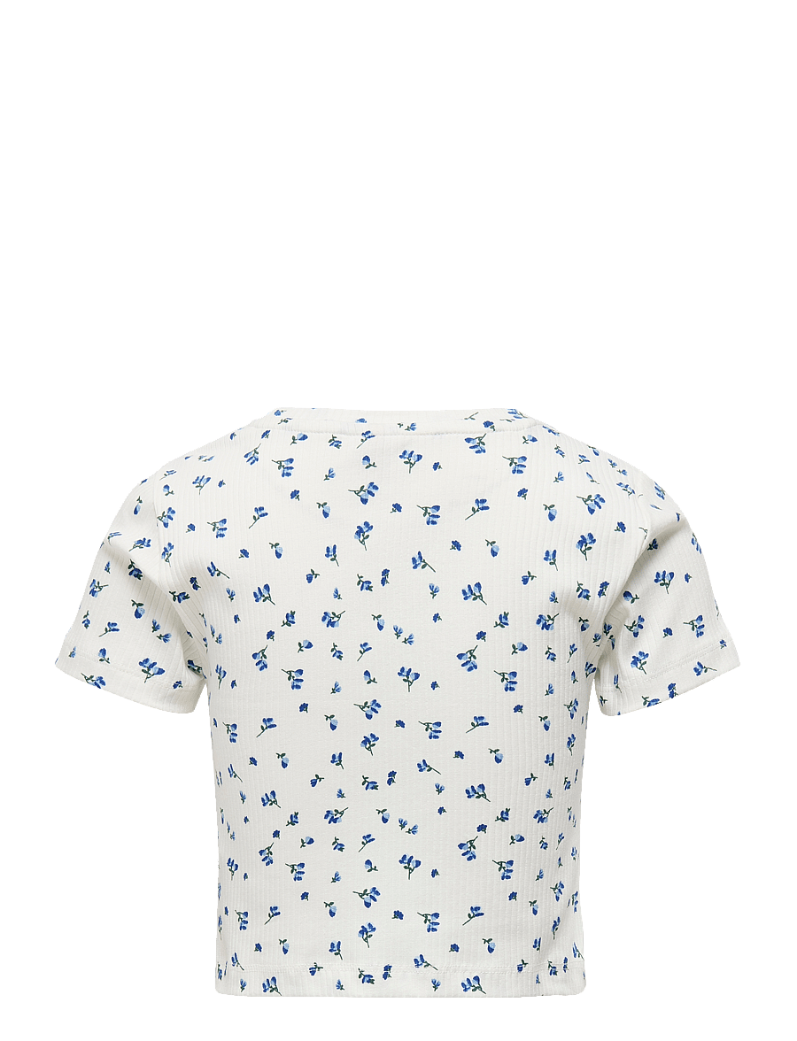Kids Only - KOGBELLA LIFE SHORT AOP S/S TOP JRS NOOS - marškinėliai trumpomis rankovėmis - mazarine blue - 2