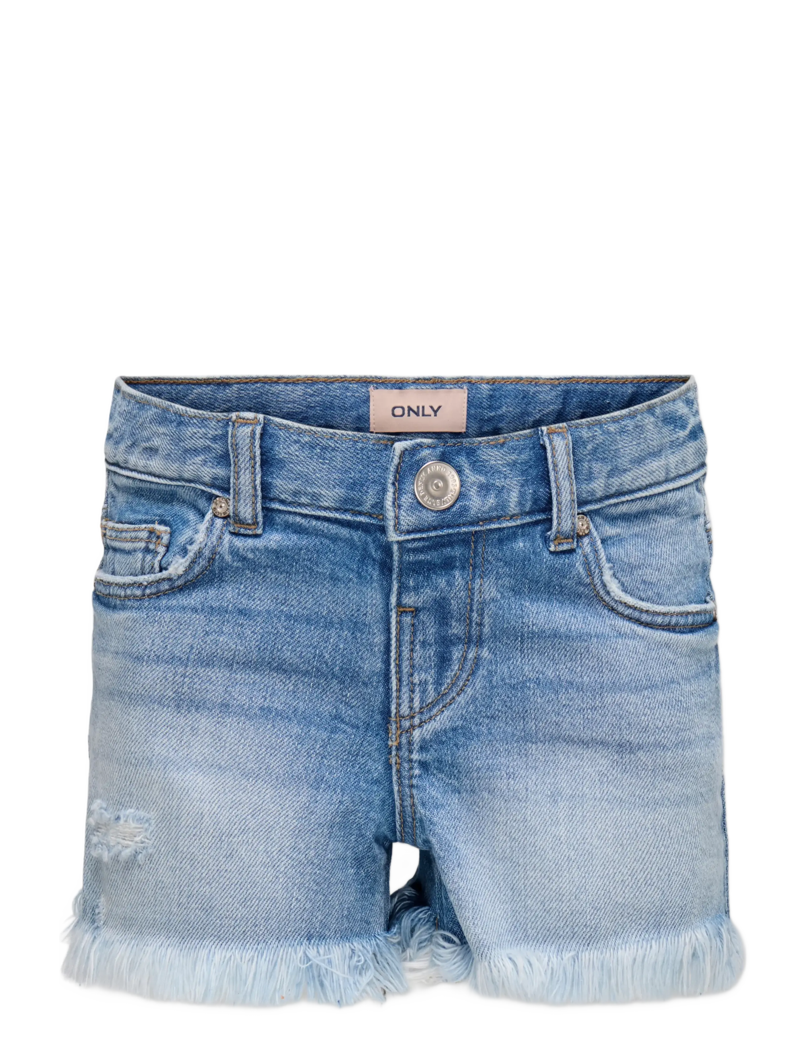 Kids Only KMGROBYN EX VINTAGE PALM DNM SHORTS AZG - Baby 0-2 år - LIGHT BLUE DENIM / blue