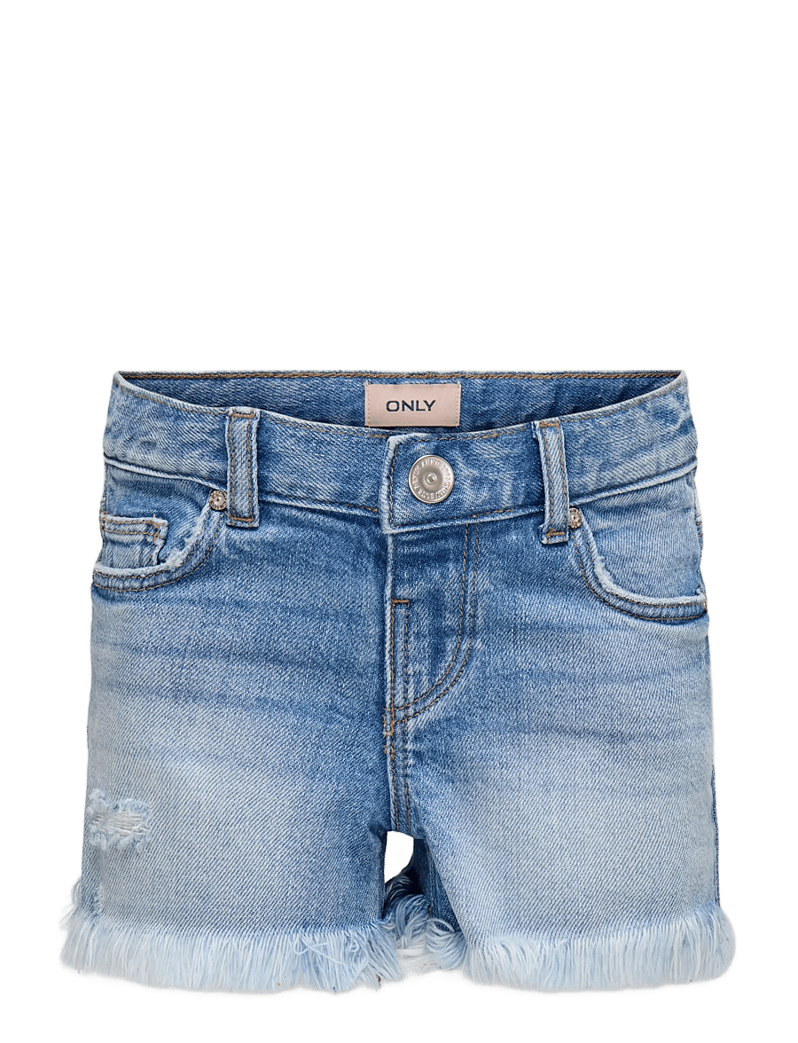 Kids Only - KMGROBYN EX VINTAGE PALM DNM SHORTS AZG - light blue denim - 1
