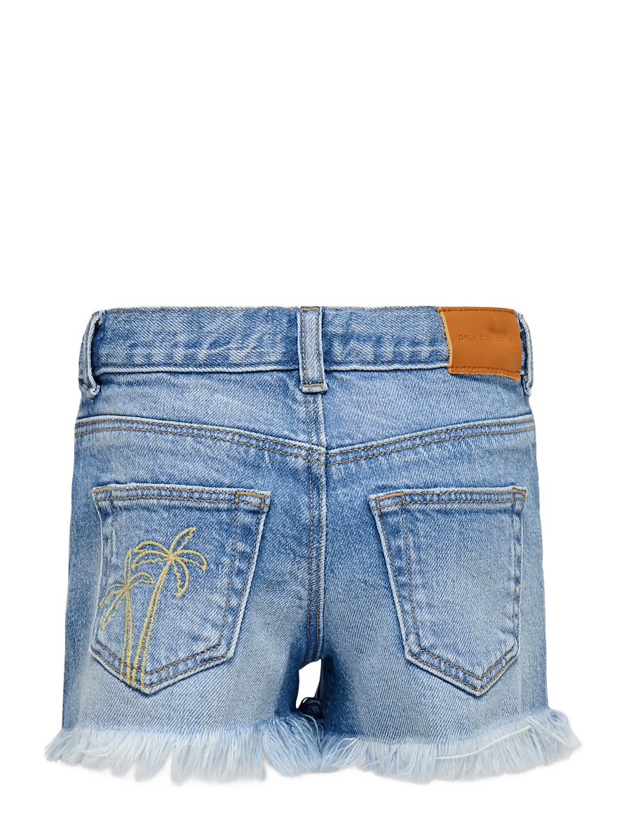 Kids Only - KMGROBYN EX VINTAGE PALM DNM SHORTS AZG - light blue denim - 2