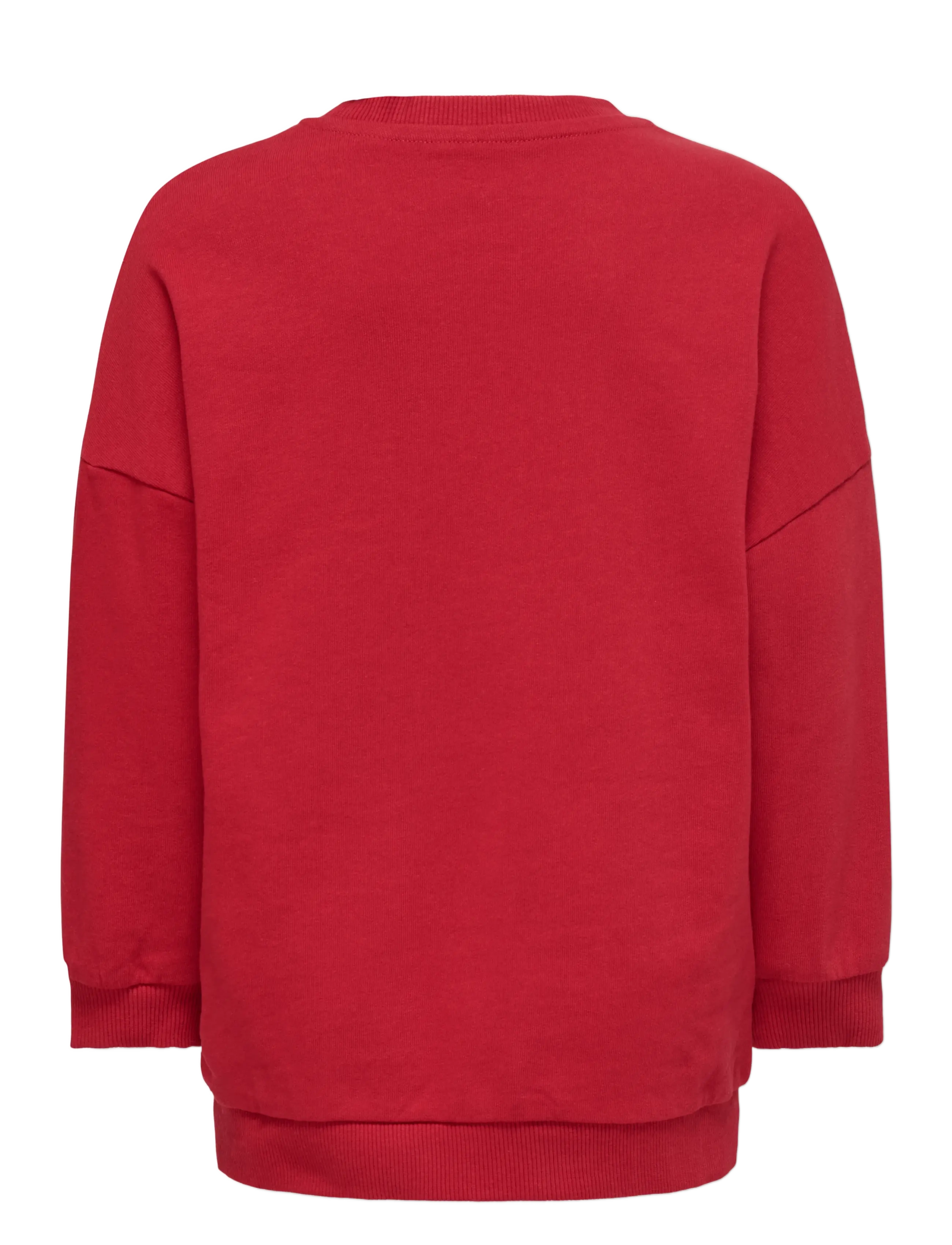 Kids Only - KMGCHERRY L/S OVZ ONECK PRINTED UB SWT - sweatshirts - equestrian red - 1