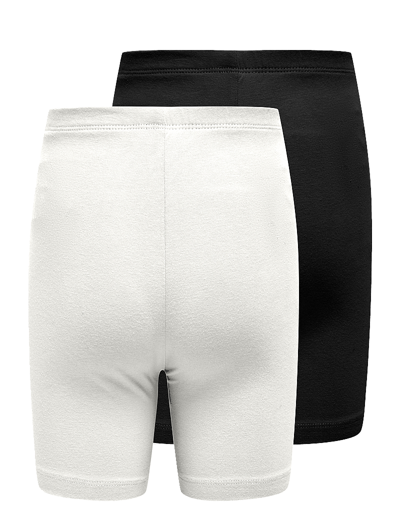 Kids Only - KOGLOVE LIFE BIKE SHORTS JRS 2-PACK - ratturipüksid - cloud dancer - 1