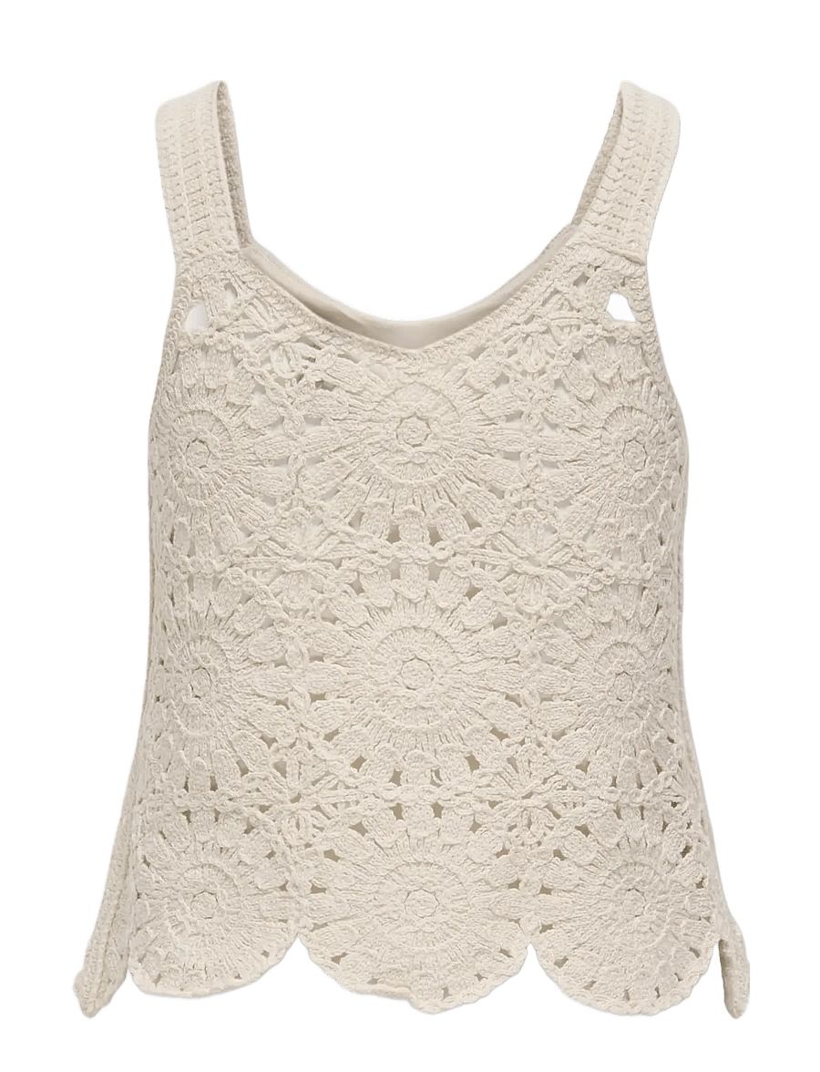 Kids Only - KOGYVONNE S/L TOP JRS - bluser & tunikaer - egret - 1