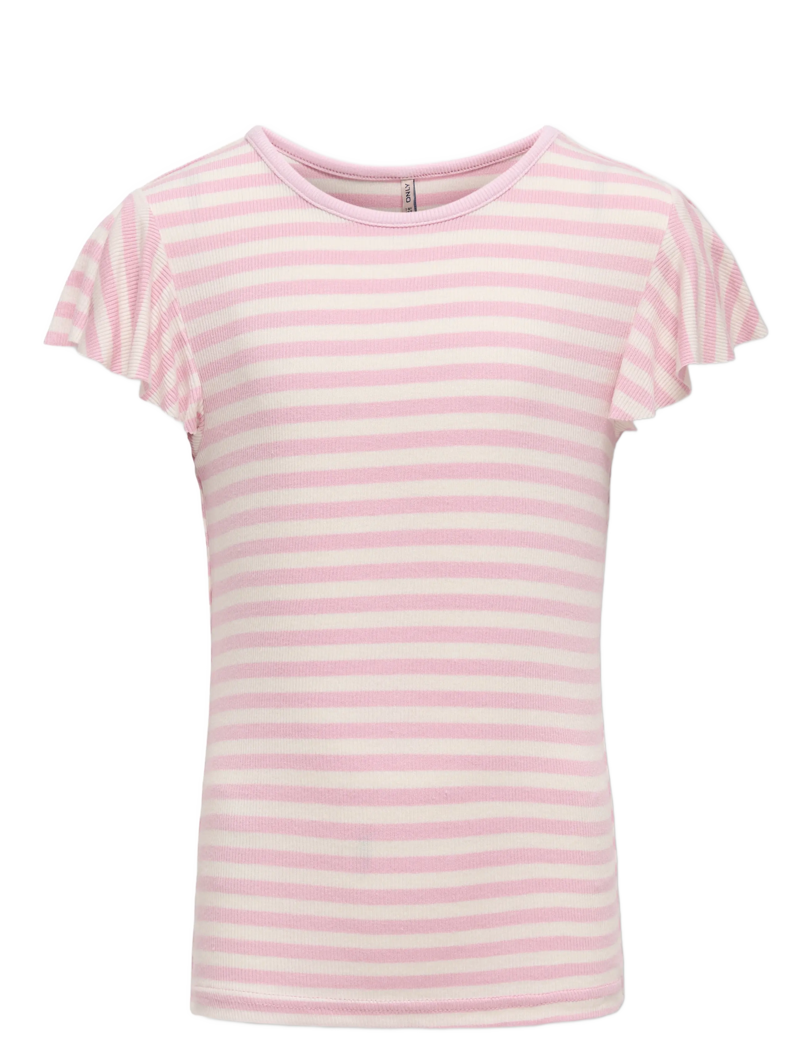 Kids Only KOGBELIA S/S O-NECK STRIPE TOP JRS - Overdele - ROSEATE SPOONBILL / pink/rose
