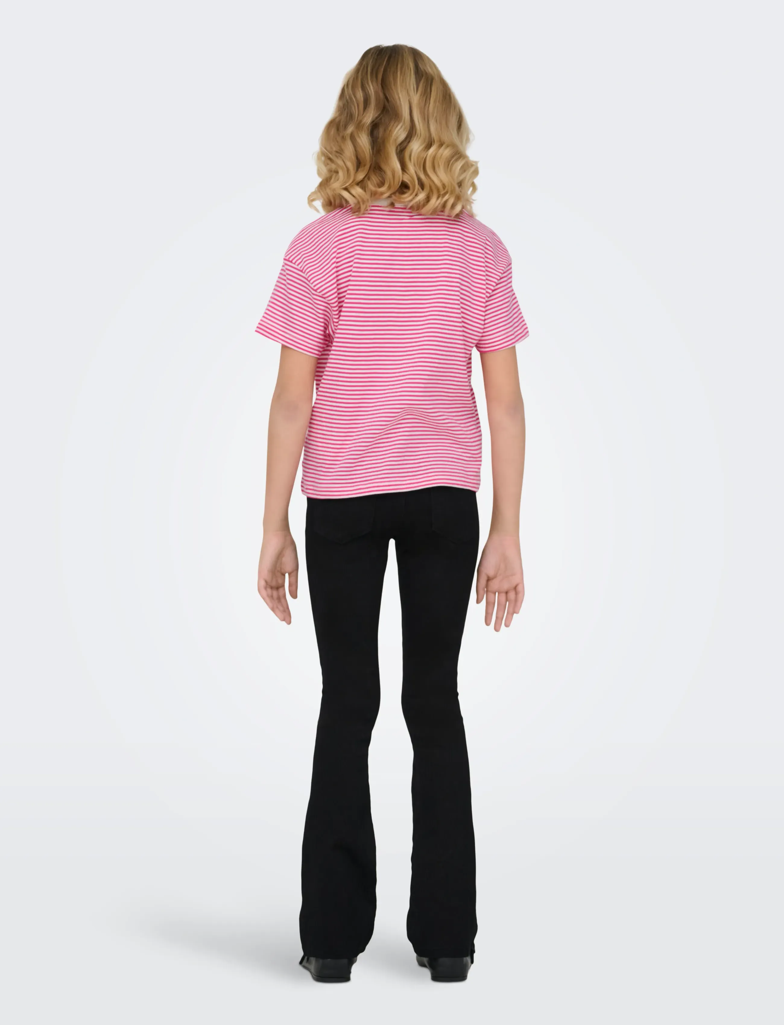 Kids Only - KOGPISA MAIKEN LIFE CROP SS ONL JRS NOOS - t-shirts à manches courtes - cloud dancer - 3