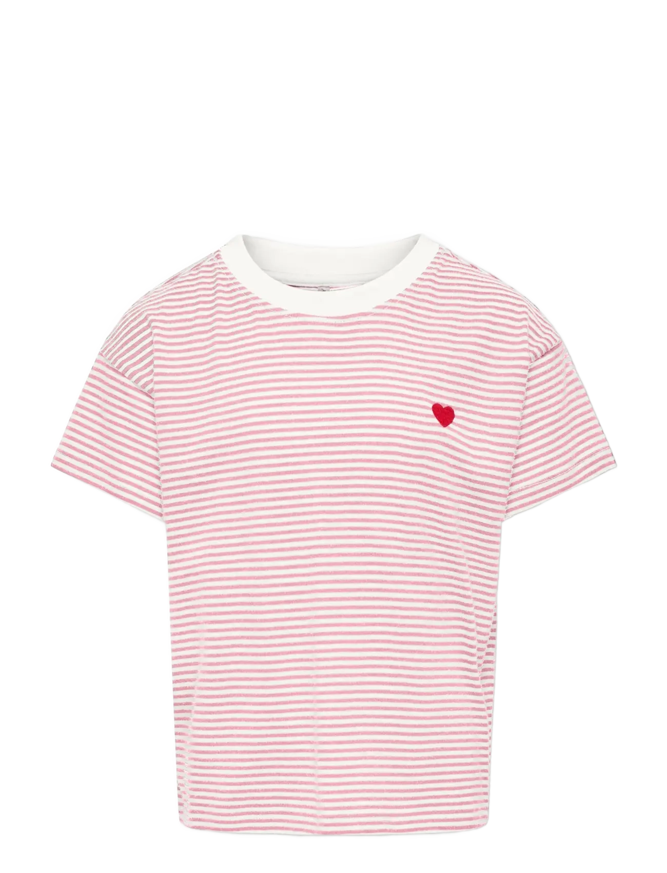 Kids Only KOGPISA MAIKEN LIFE CROP SS ONL JRS NOOS - Overdele - CLOUD DANCER / pink/rose