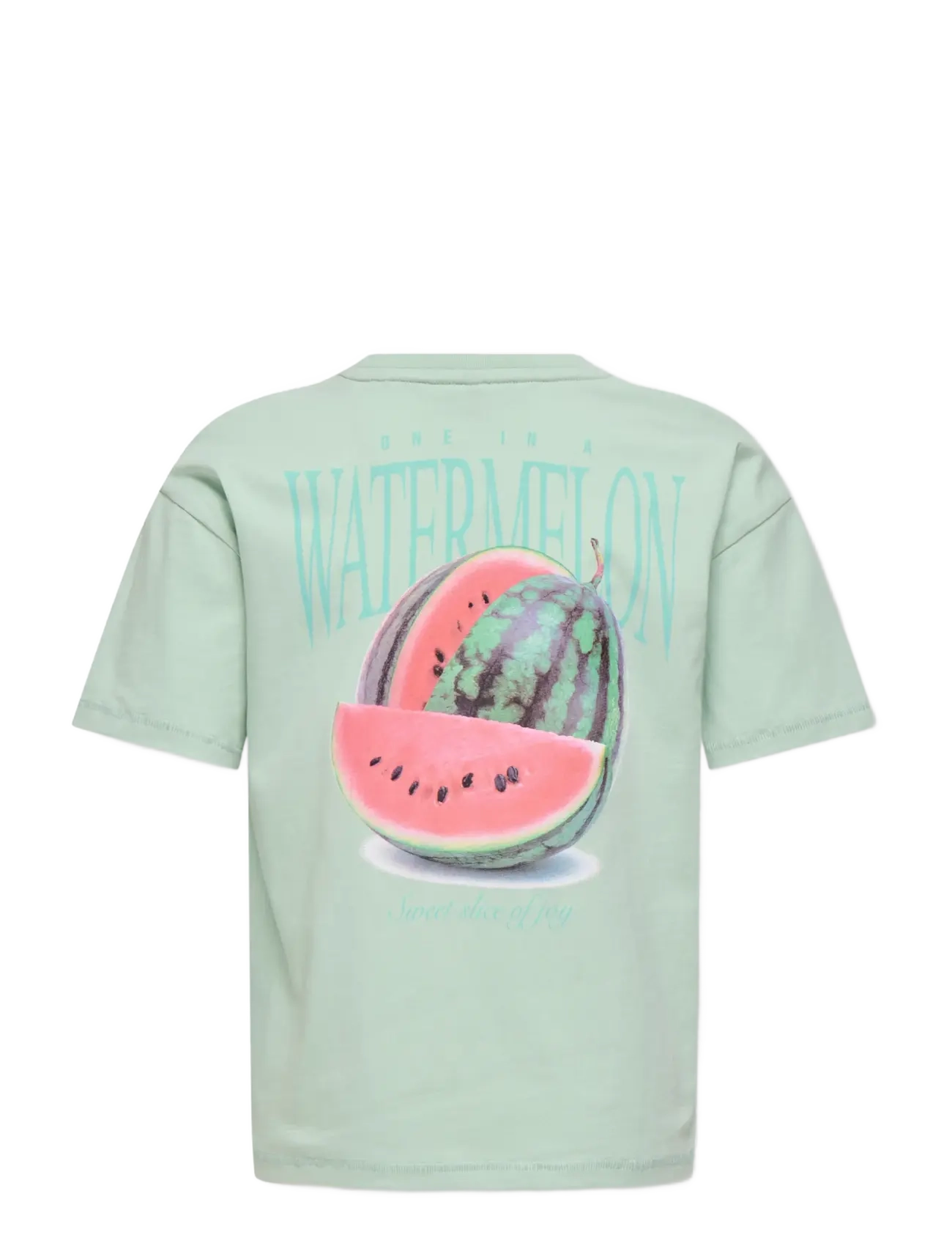 Kids Only - KOGHELEN LIFE S/S LOOSE TEE JRS NOOS - marškinėliai trumpomis rankovėmis - aqua foam - 2
