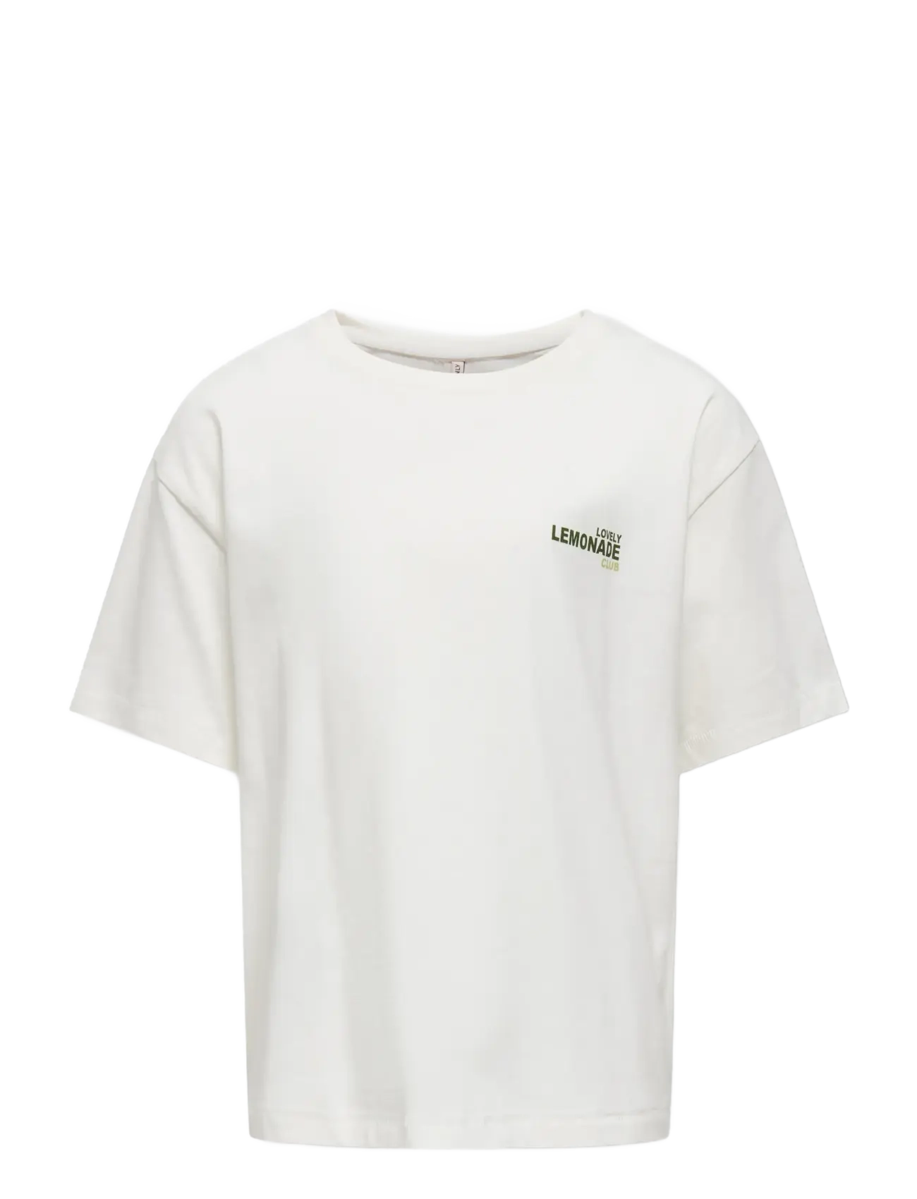 Kids Only KOGHELEN LIFE S/S LOOSE TEE JRS NOOS - Toppe og t-shirts - CLOUD DANCER / white