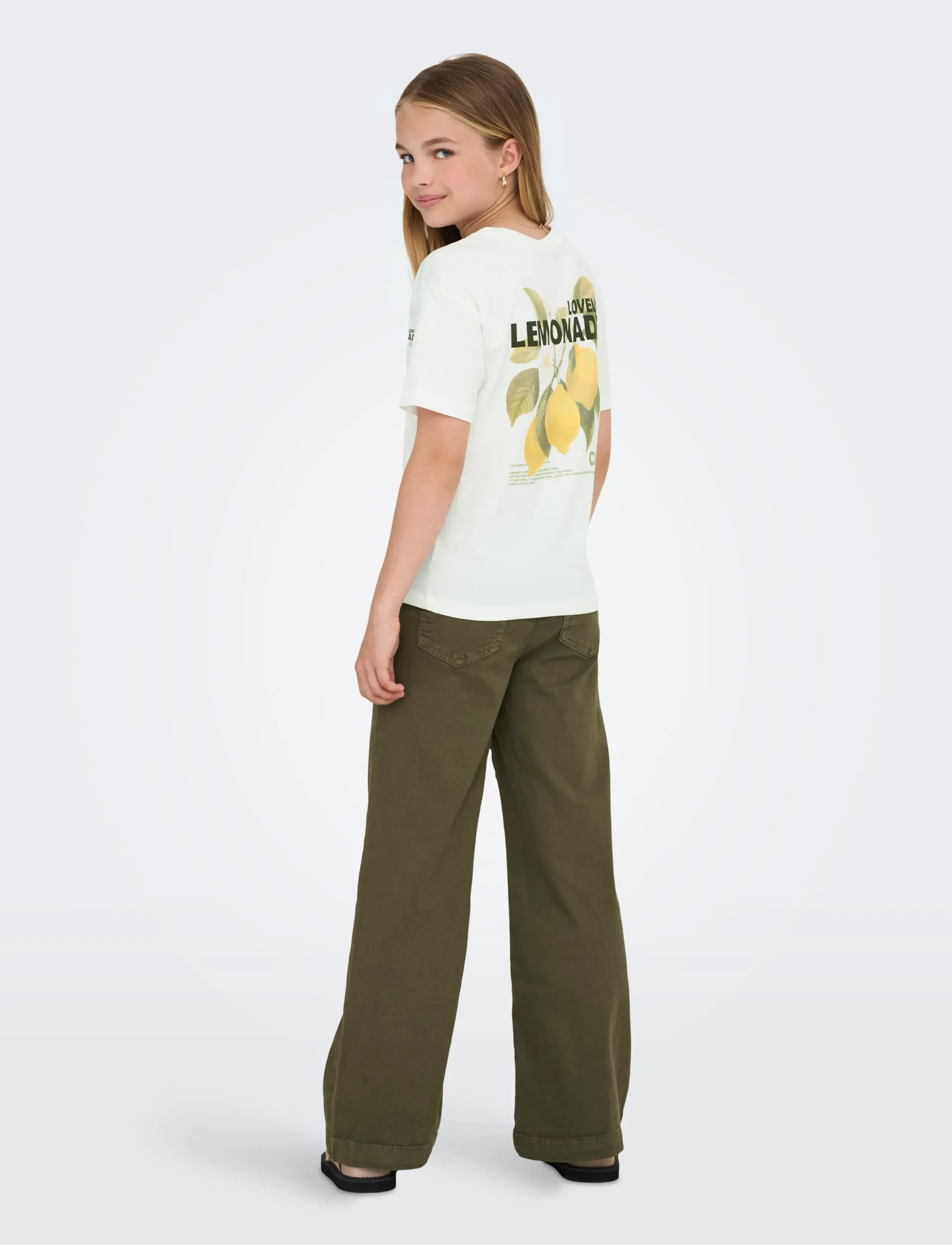 Kids Only - KOGHELEN LIFE S/S LOOSE TEE JRS NOOS - lühikeste varrukatega t-särgid - cloud dancer - 3