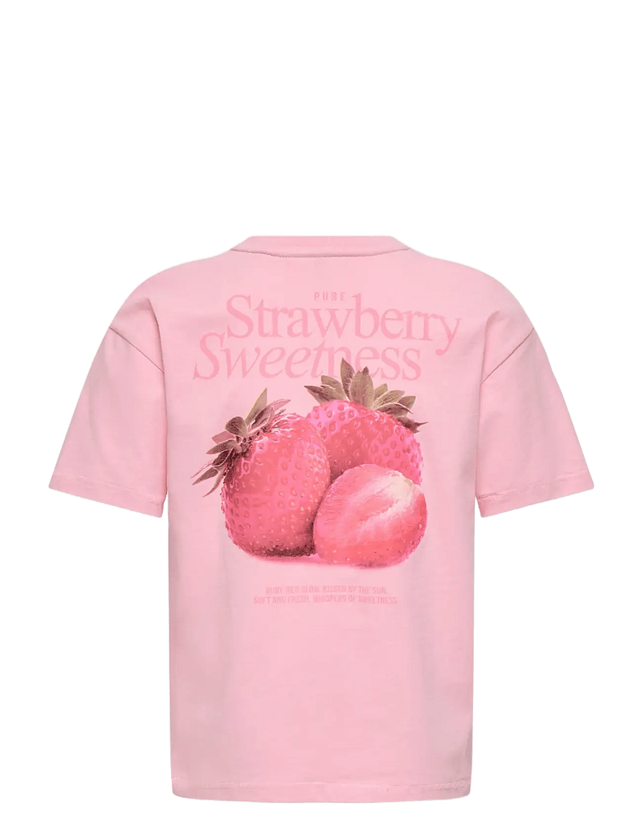 Kids Only - KOGHELEN LIFE S/S LOOSE TEE JRS NOOS - kurzärmelige - romance rose - 2