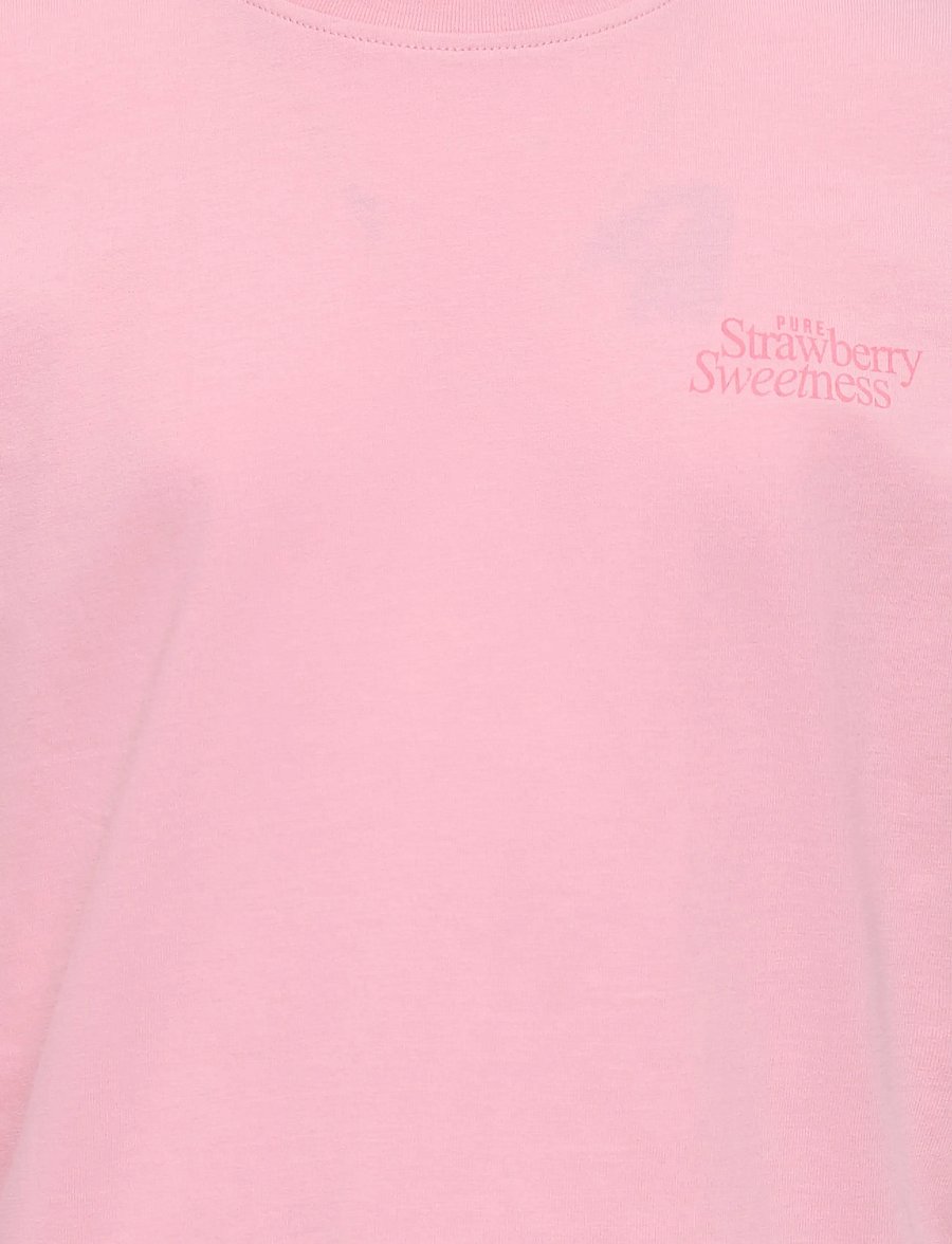 Kids Only - KOGHELEN LIFE S/S LOOSE TEE JRS NOOS - kurzärmelige - romance rose - 4