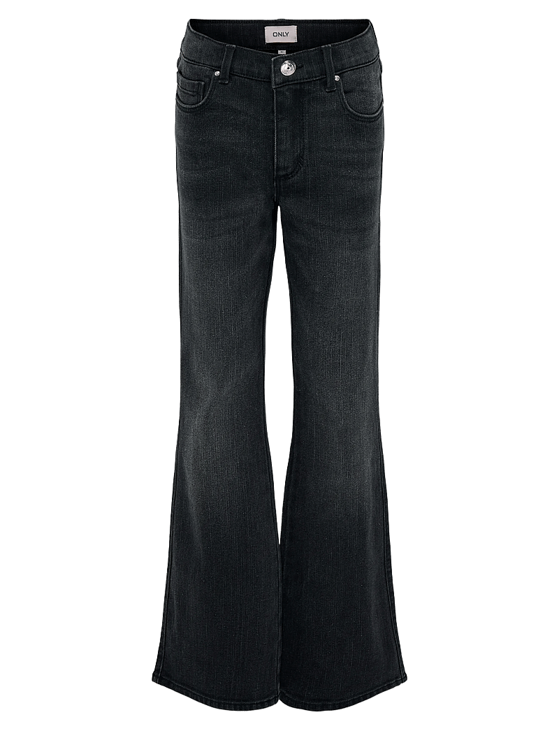 Kids Only - KOGBLAIR LIFE REG FLARED PIM - jeans bootcut - black denim - 0