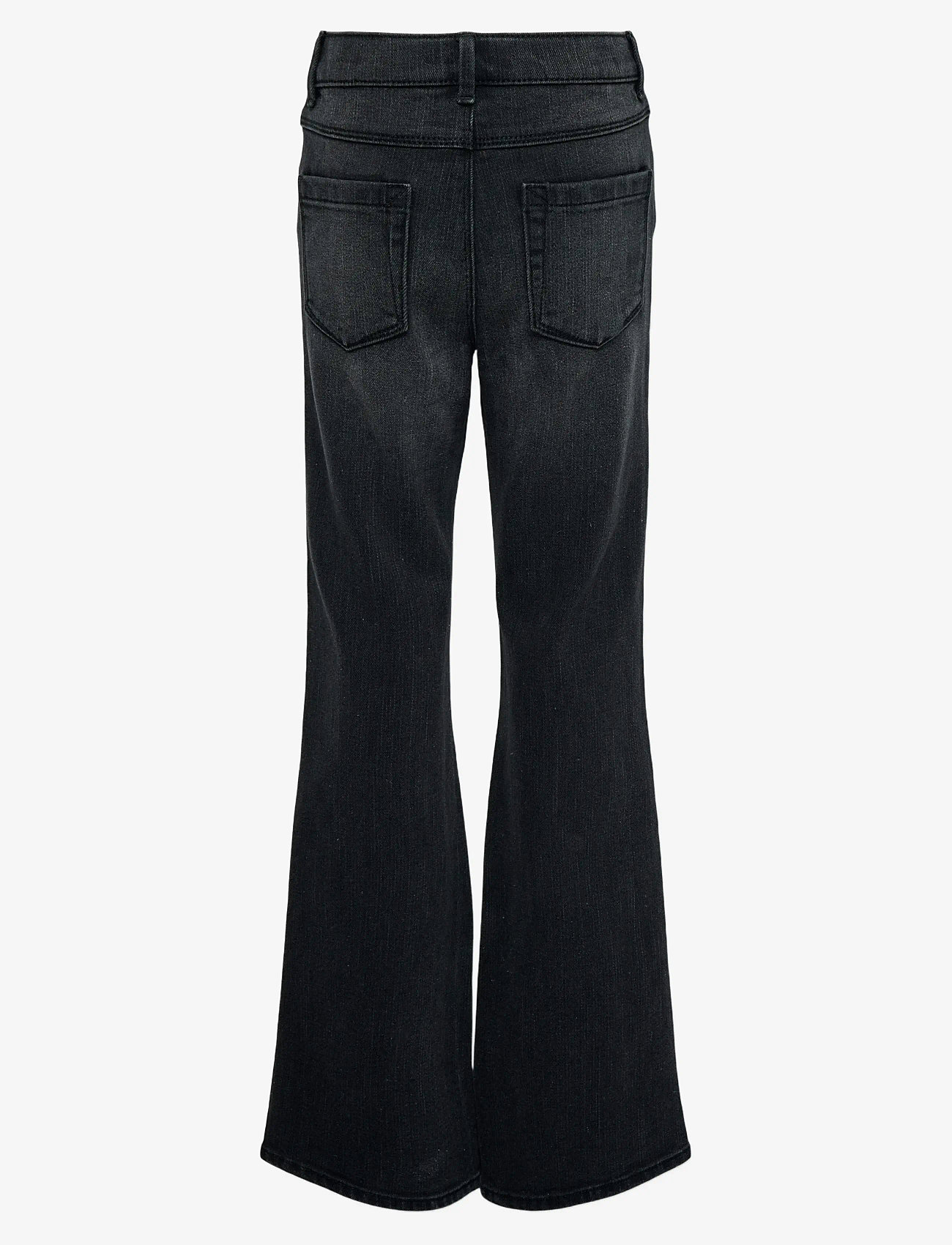 Kids Only - KOGBLAIR LIFE REG FLARED PIM - bootcut jeans - black denim - 1