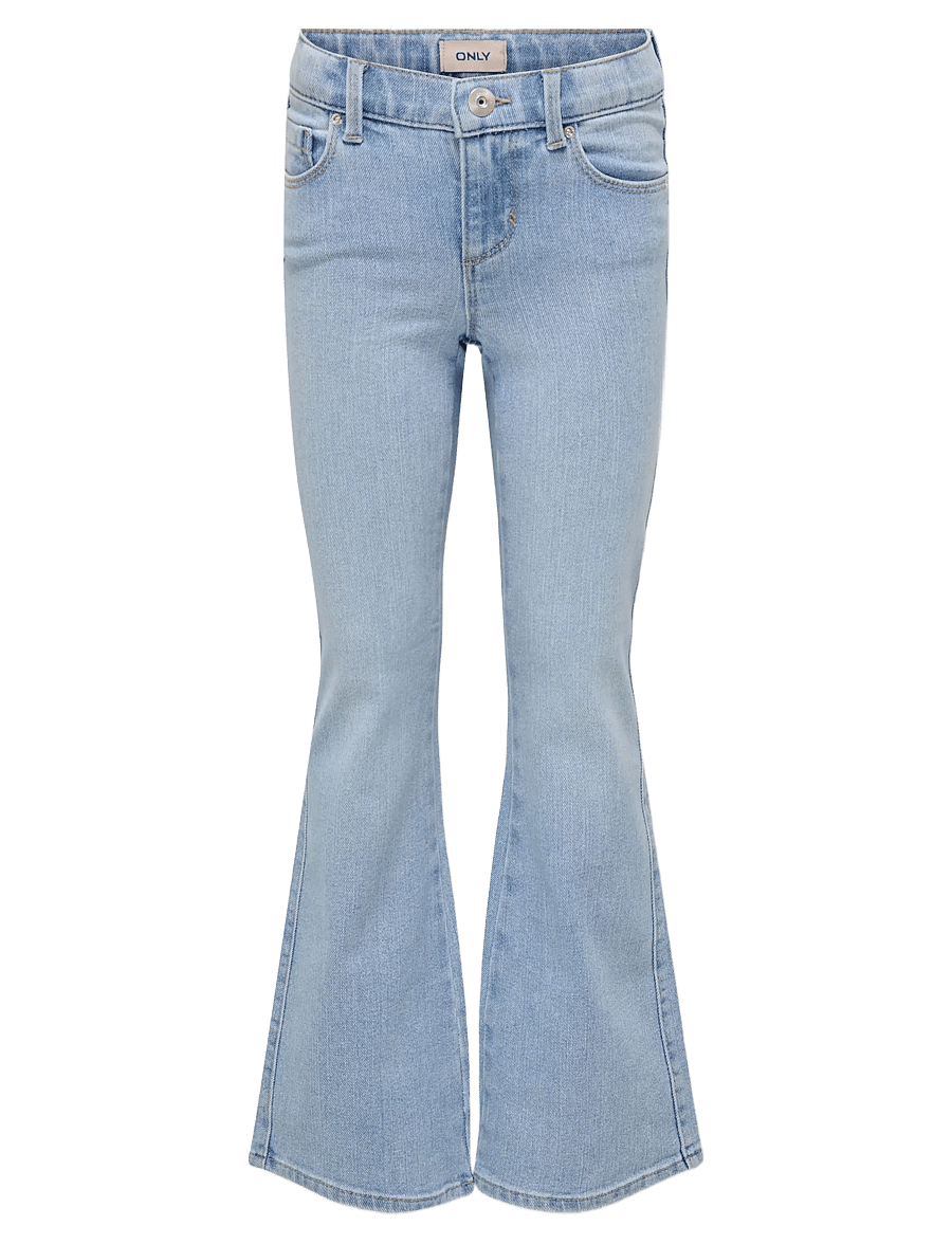 Kids Only - KOGBLAIR LIFE REG FLARED PIM - bootcut-farkut - light blue denim - 0