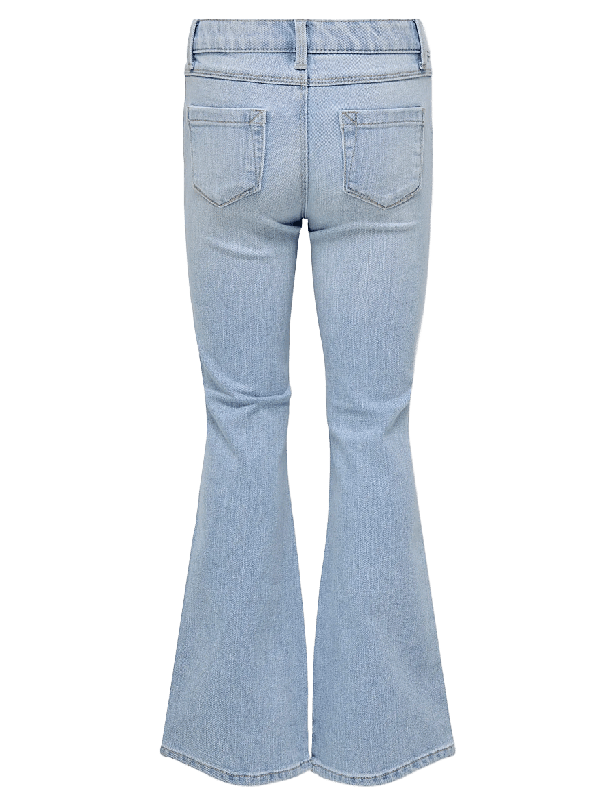 Kids Only - KOGBLAIR LIFE REG FLARED PIM - bootcut-farkut - light blue denim - 1