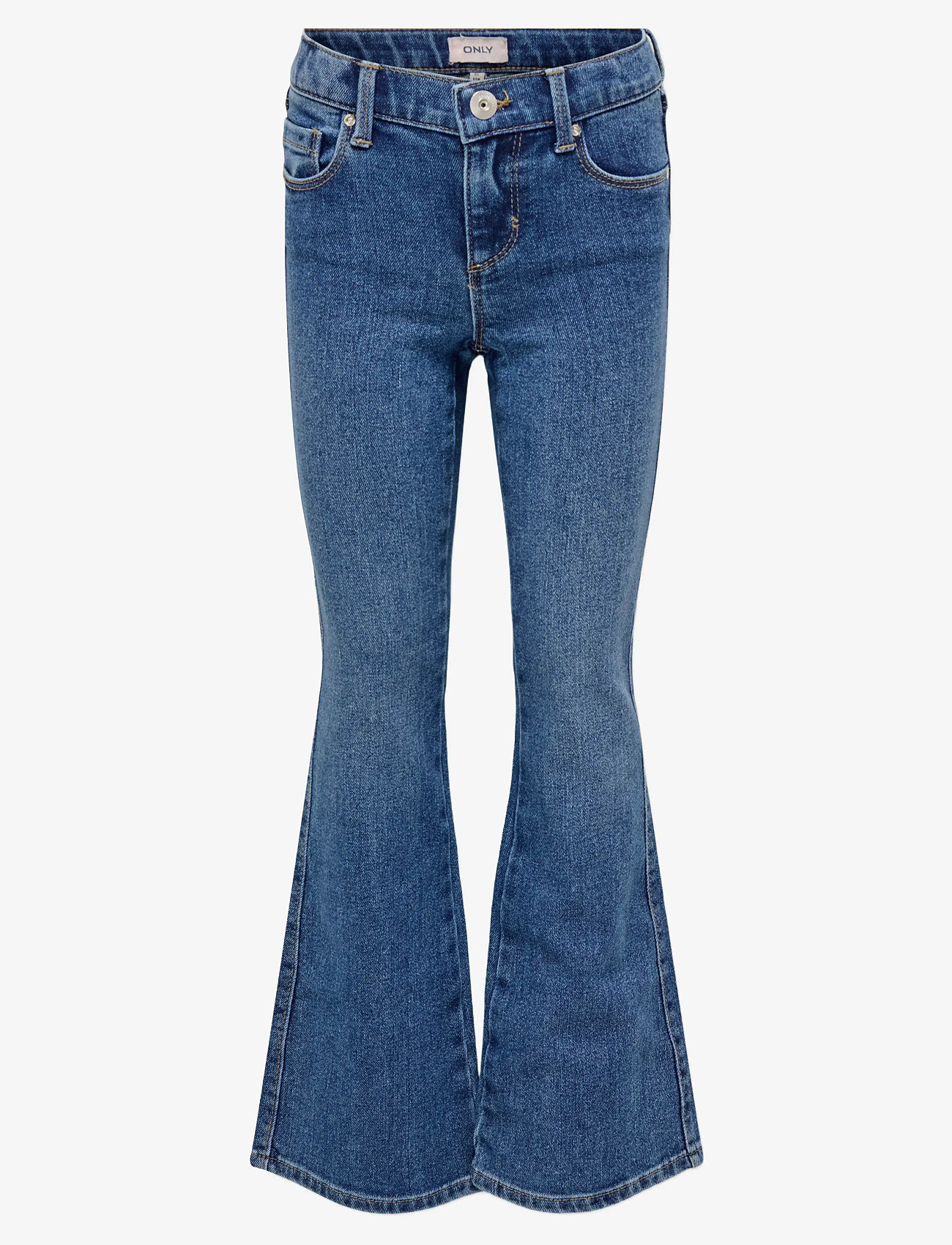 Kids Only - KOGBLAIR LIFE REG FLARED PIM - alt laienevad teksad - medium blue denim - 0