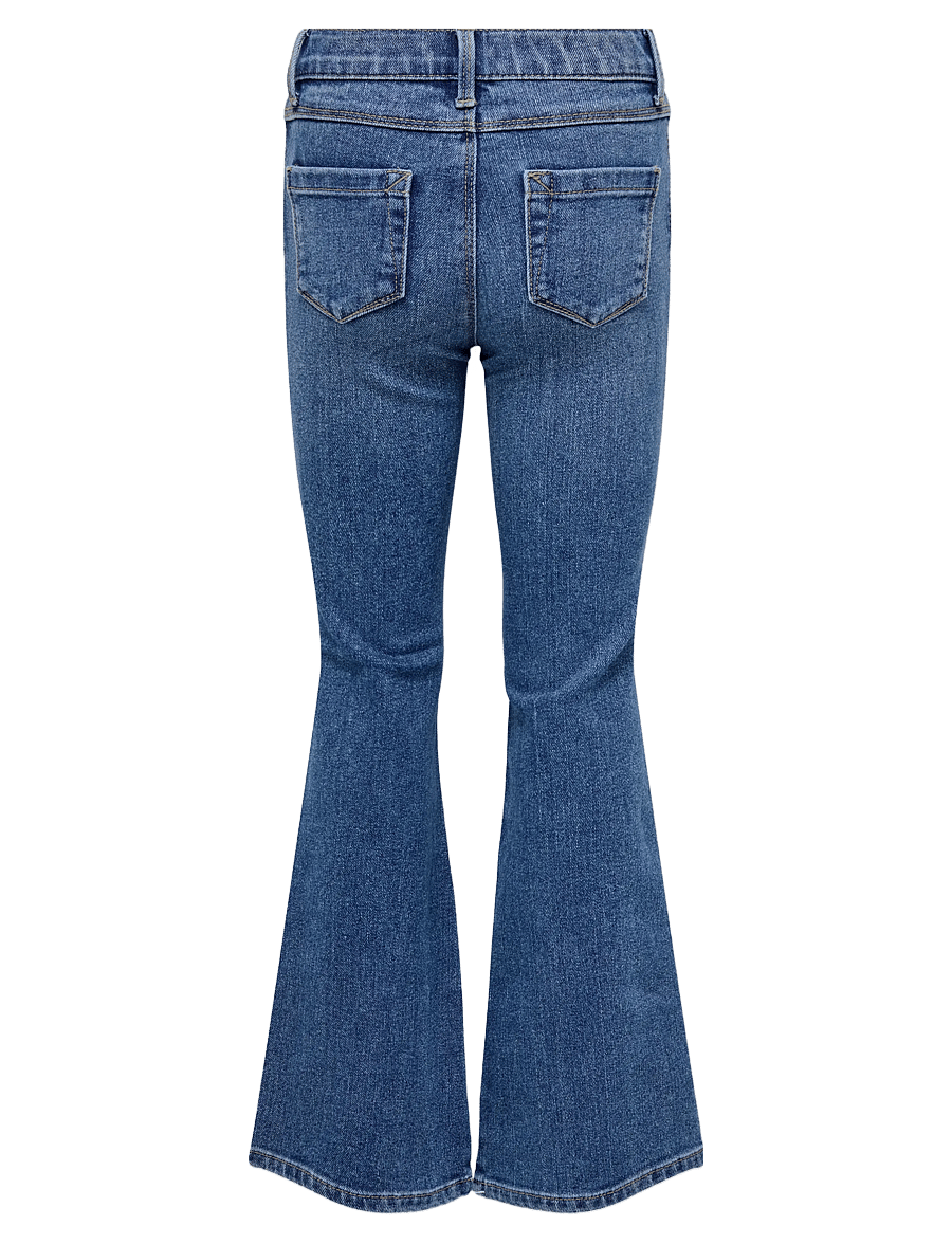 Kids Only - KOGBLAIR LIFE REG FLARED PIM - jeans bootcut - medium blue denim - 1