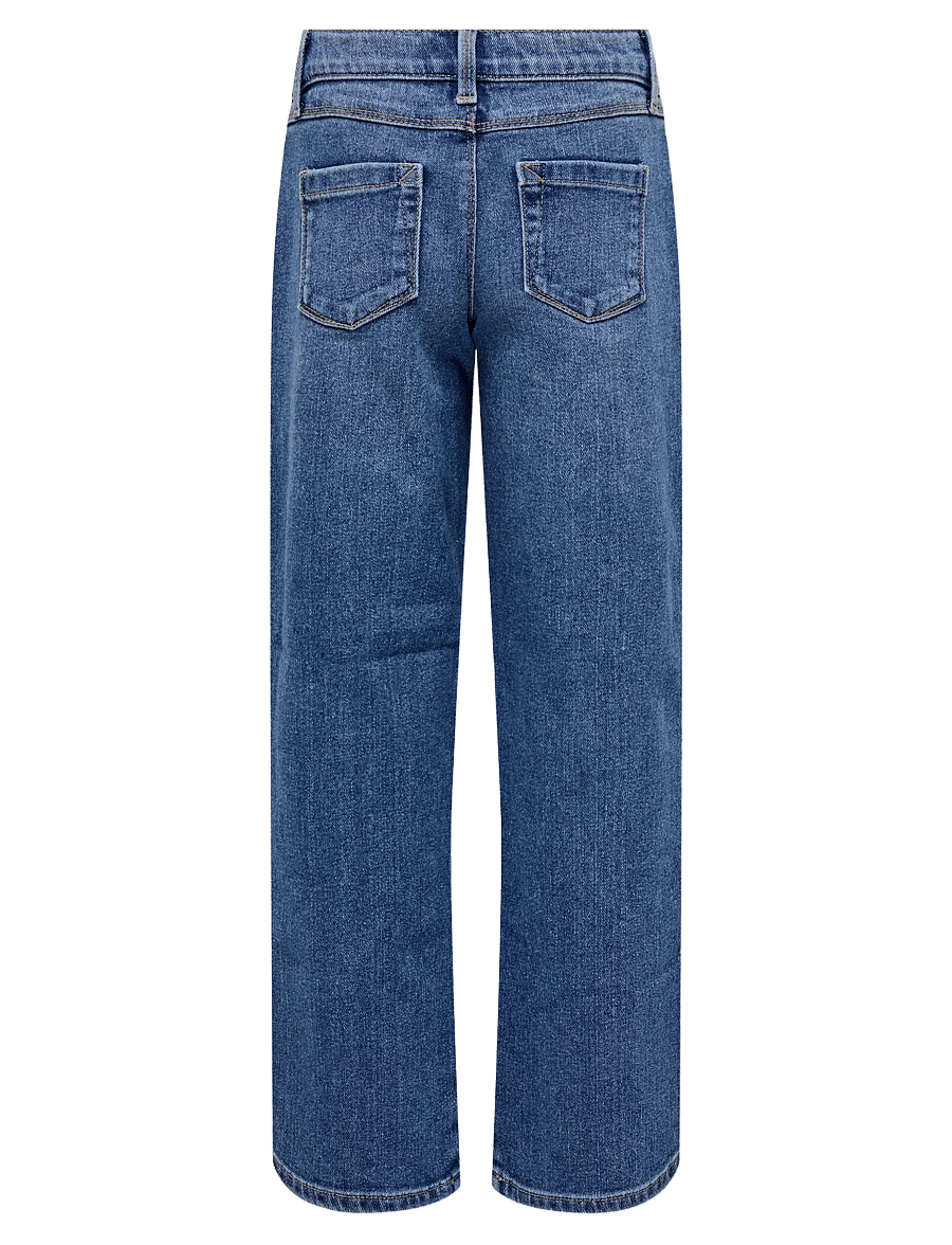 Kids Only - KOGBLAIR WIDE DNM JEANS PIM - brede jeans - medium blue denim - 1