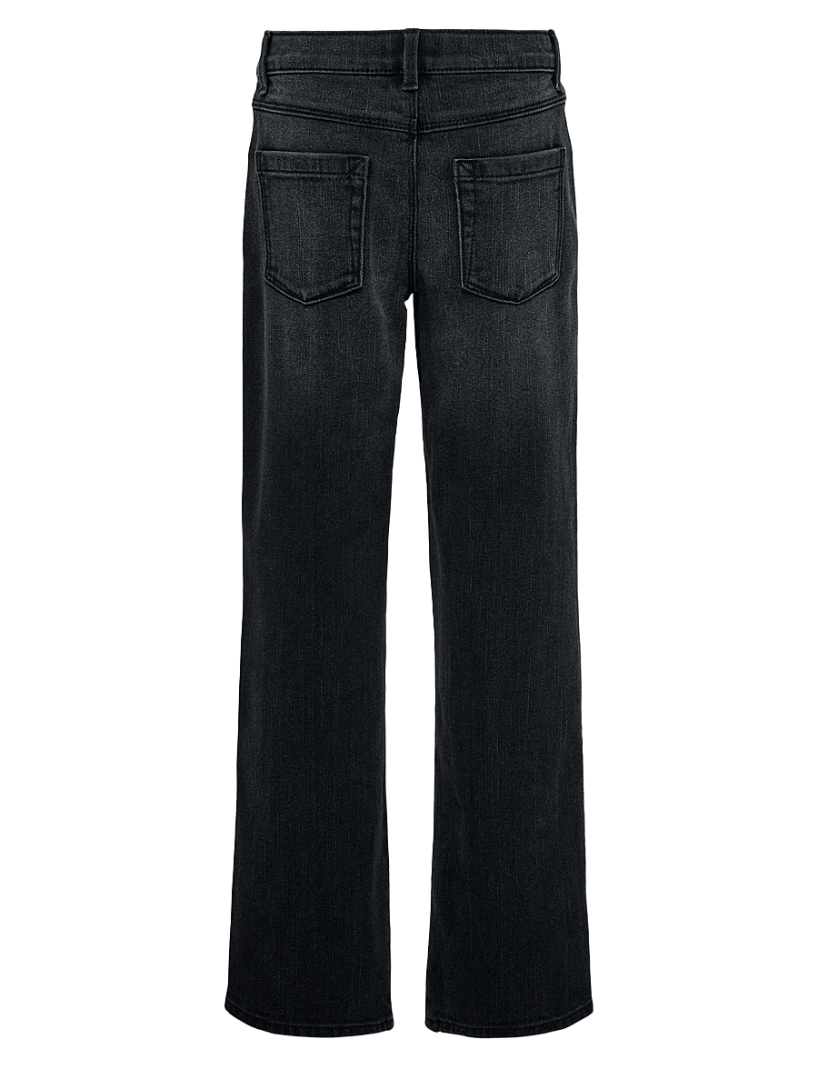Kids Only - KOGBLAIR WIDE DNM JEANS PIM - hosen mit weitem bein - washed black - 1