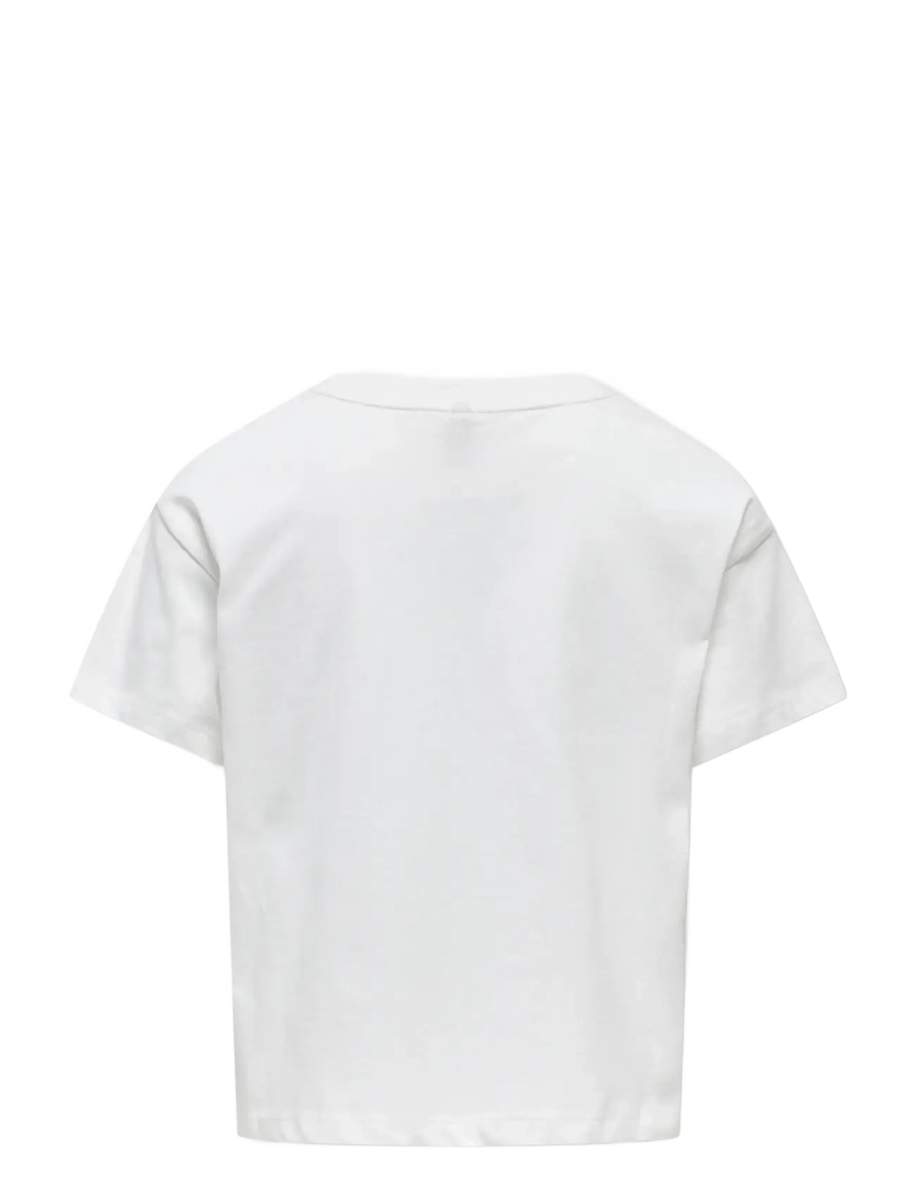 Kids Only - KOGMAIKEN LIFE CROPHEART SS TOP JRS NOOS - kortærmede t-shirts - cloud dancer - 2